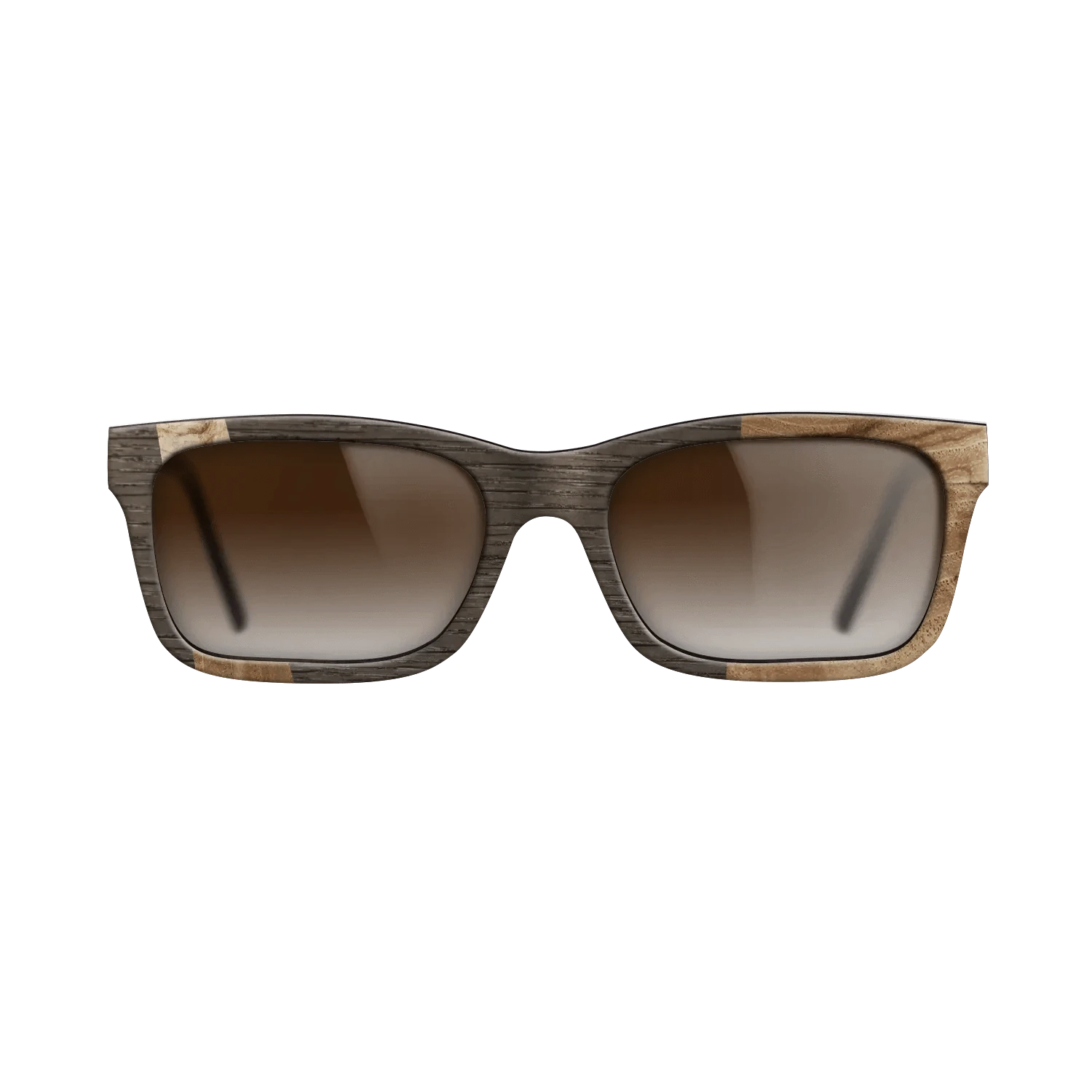 Olive Burl,Fumed Oak: Wedge - The Sage - Rectangle - 1967 - SIRIS wood optic
