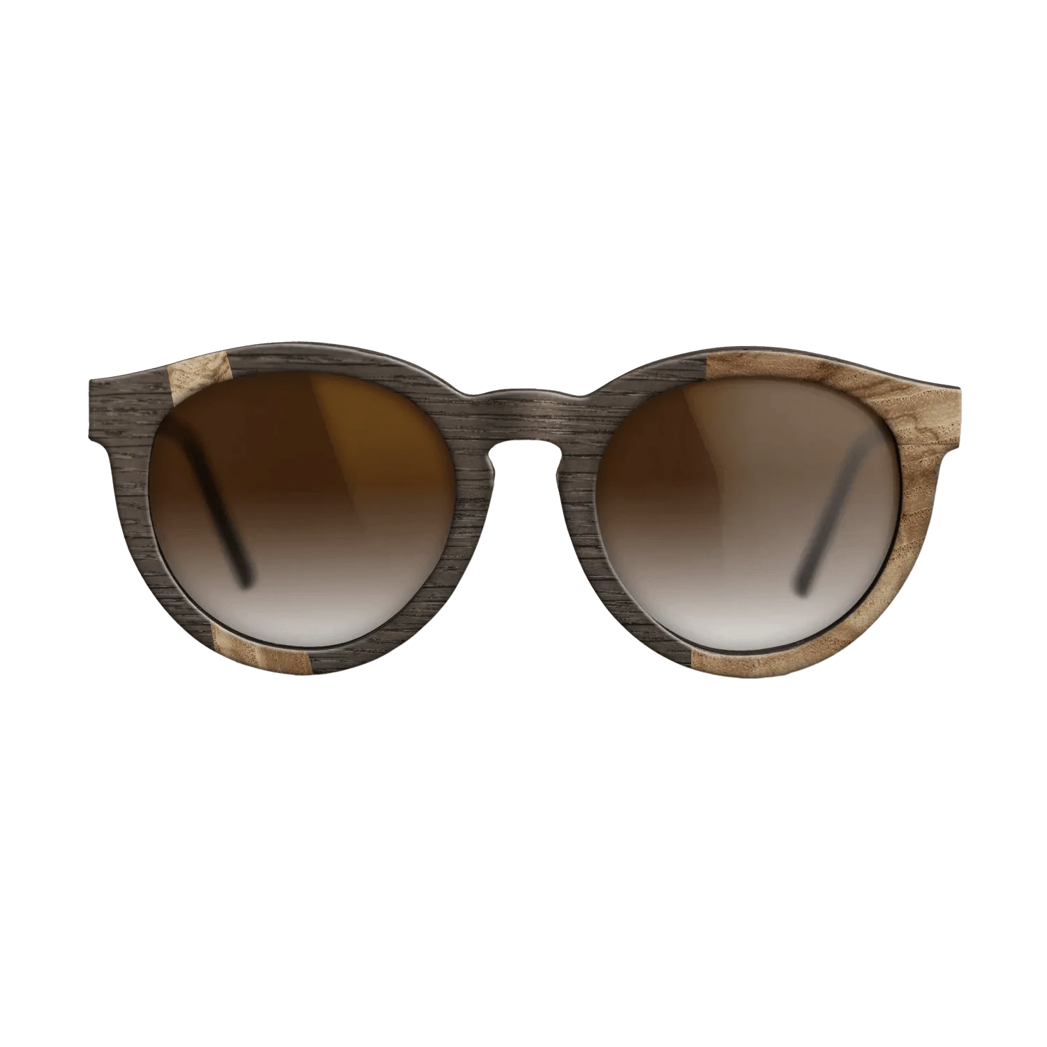 Olive Burl,Fumed Oak: Wedge - The Rebel - Round - 1967 - SIRIS wood optic