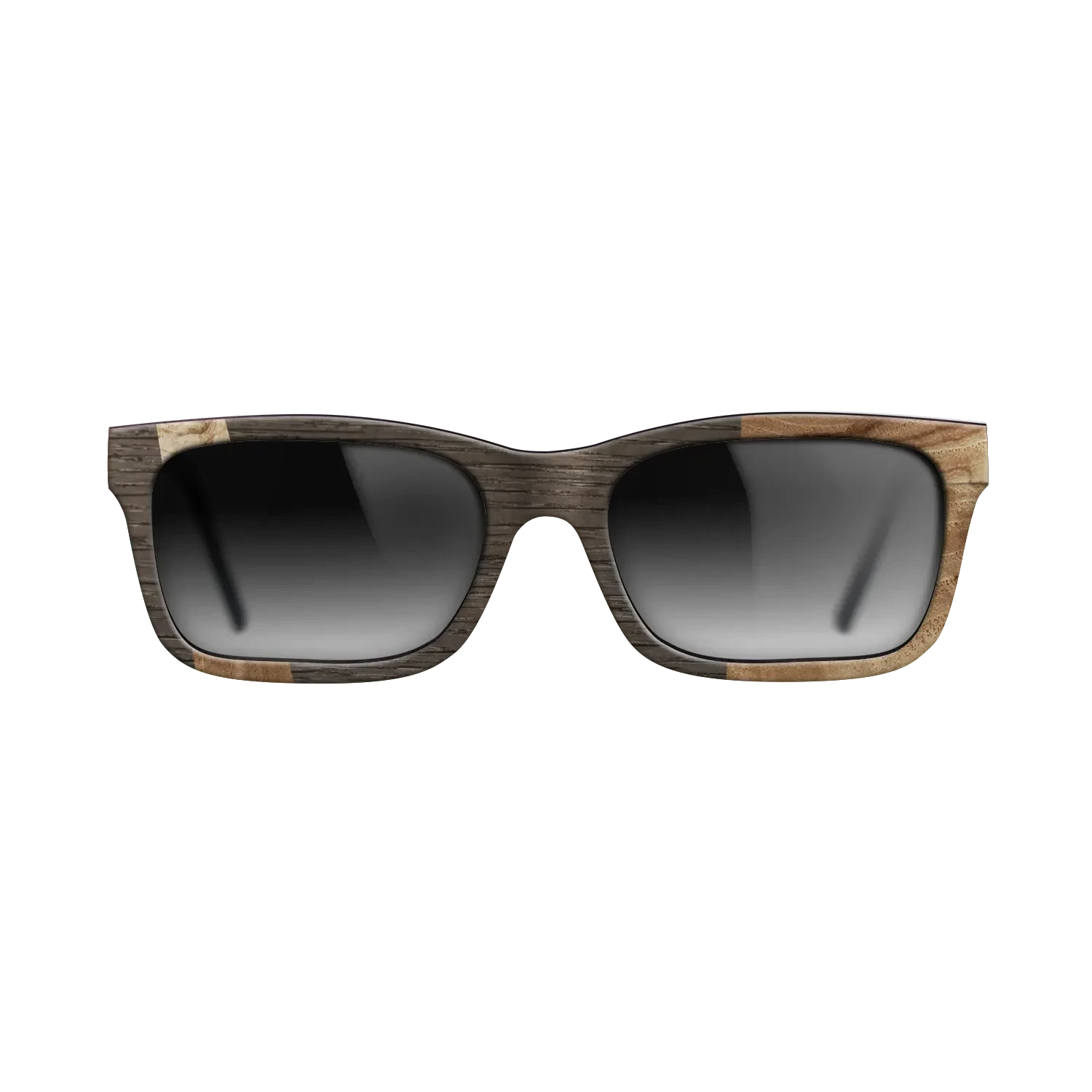 Olive Burl,Fumed Oak: Wedge - The Sage - Rectangle - 1967 - SIRIS wood optic