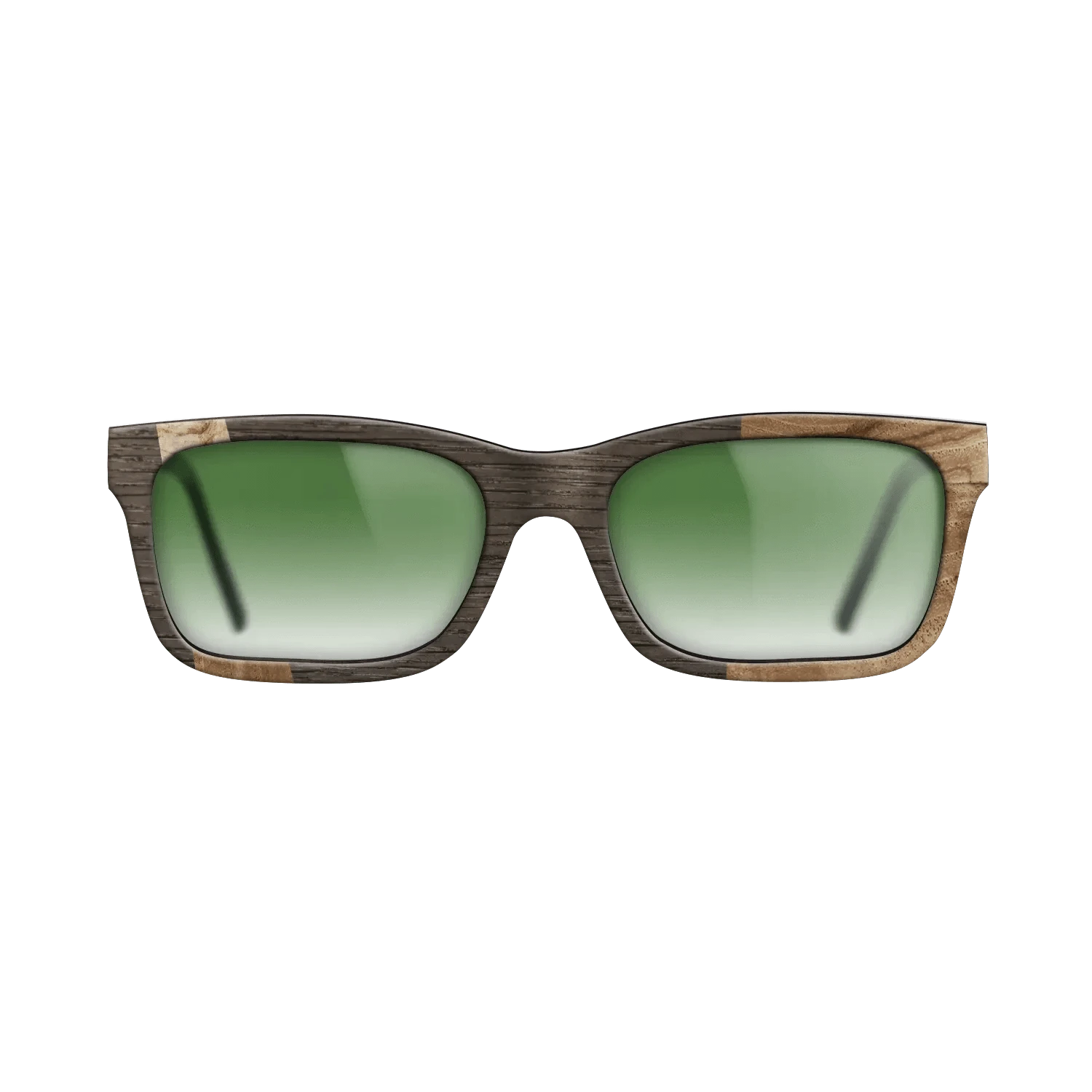 Olive Burl,Fumed Oak: Wedge - The Sage - Rectangle - 1967 - SIRIS wood optic