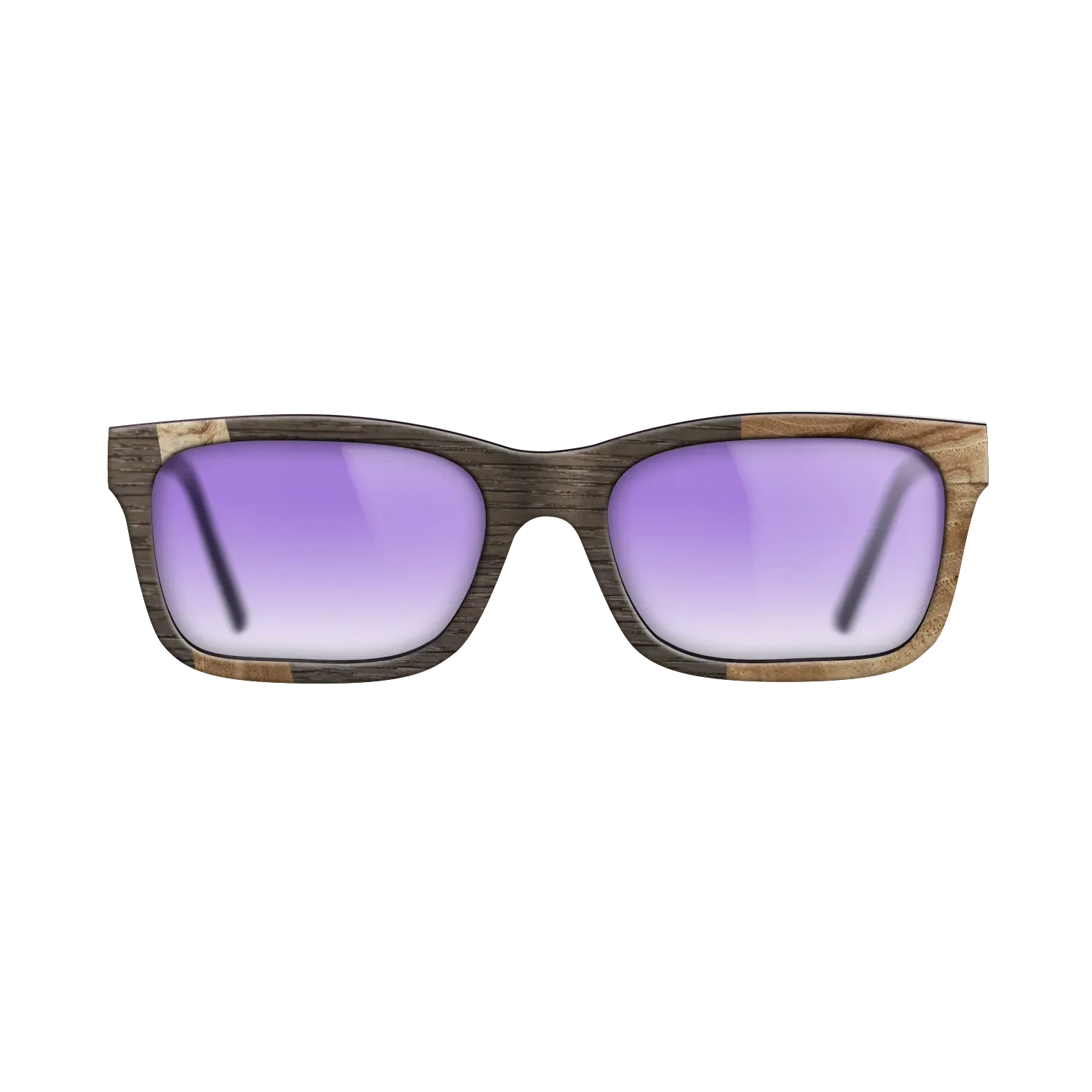 Olive Burl,Fumed Oak: Wedge - The Sage - Rectangle - 1967 - SIRIS wood optic