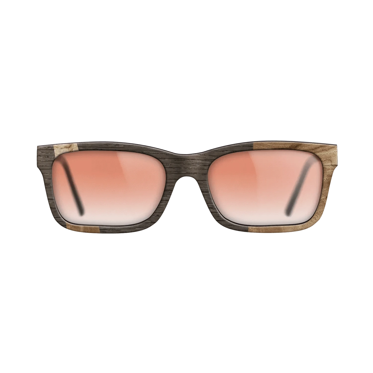 Olive Burl,Fumed Oak: Wedge - The Sage - Rectangle - 1967 - SIRIS wood optic