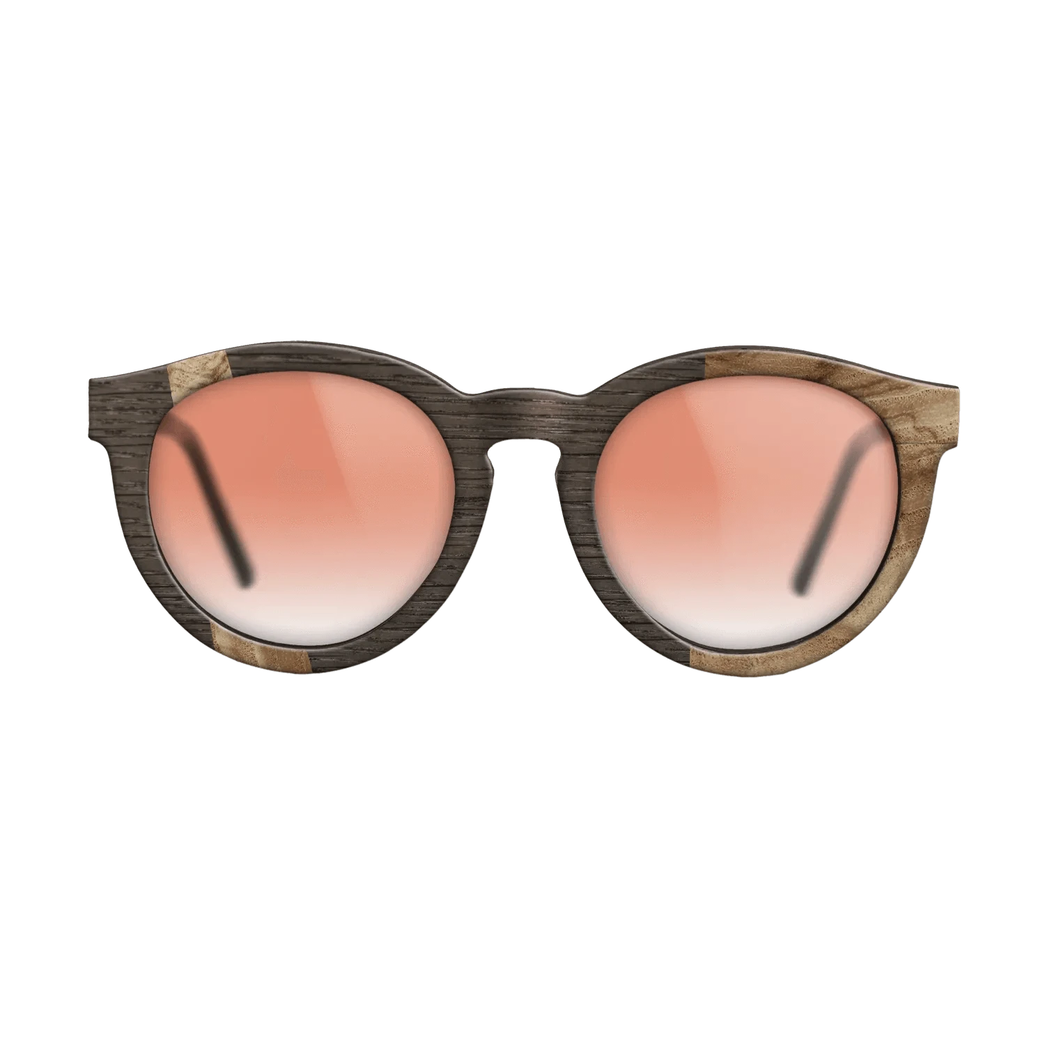 Olive Burl,Fumed Oak: Wedge - The Rebel - Round - 1967 - SIRIS wood optic