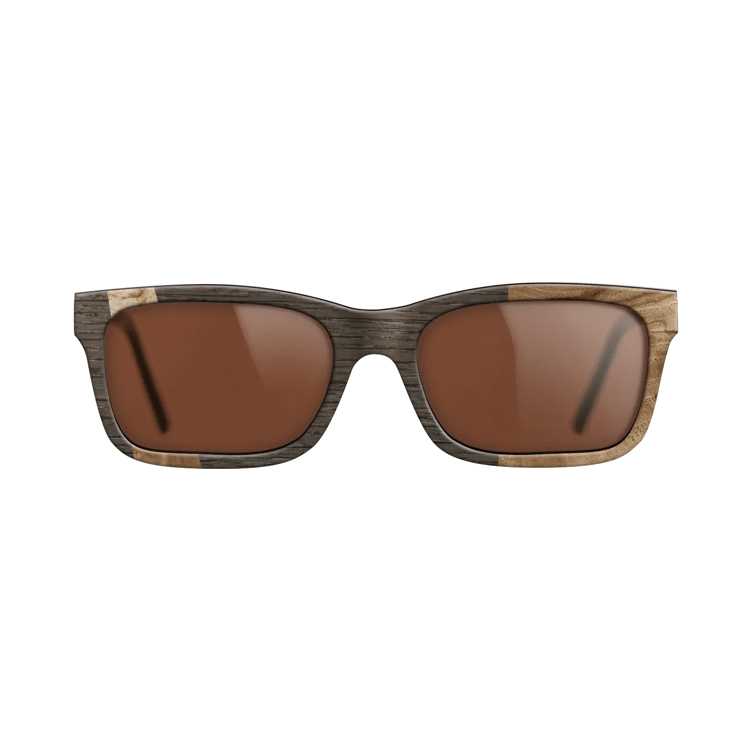 Olive Burl,Fumed Oak: Wedge - The Sage - Rectangle - 1967 - SIRIS wood optic