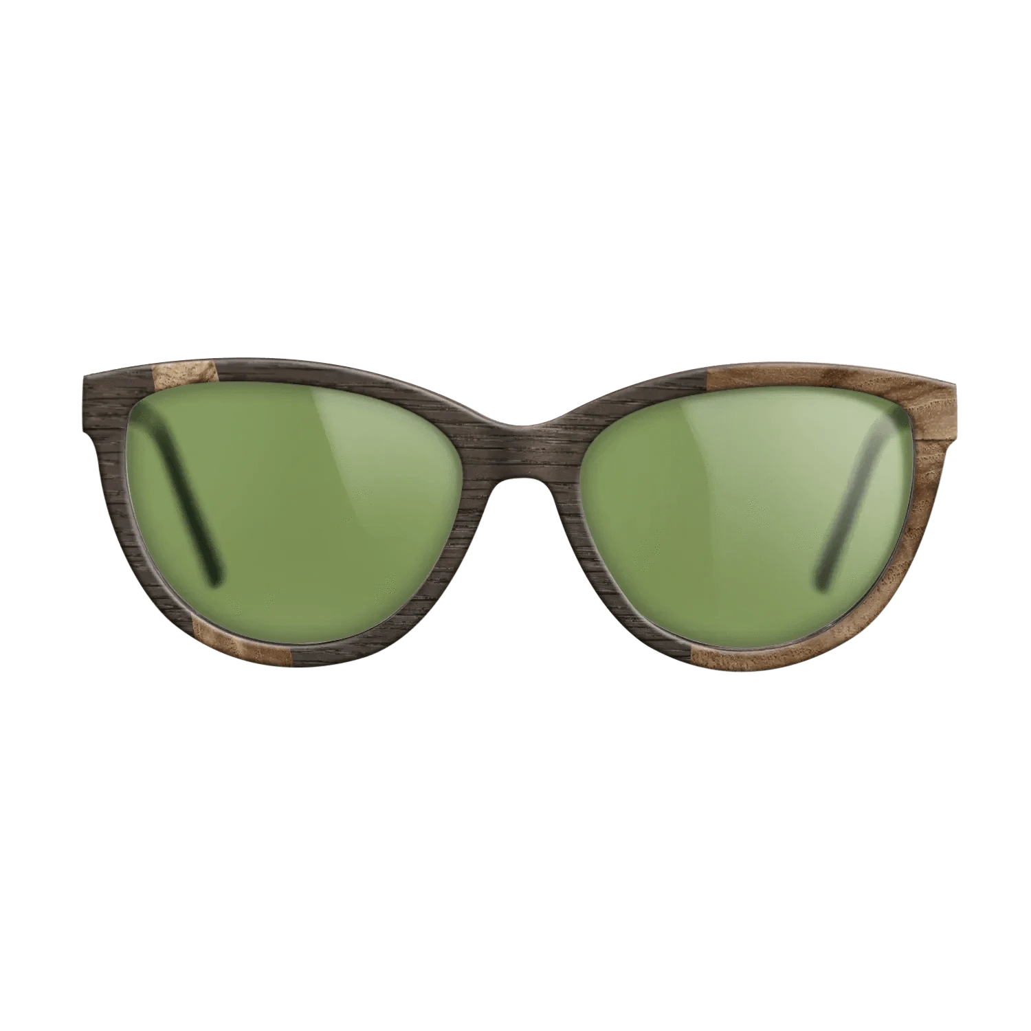 Olive Burl,Fumed Oak: Wedge - The Maiden - Cat - 1967 - SIRIS wood optic