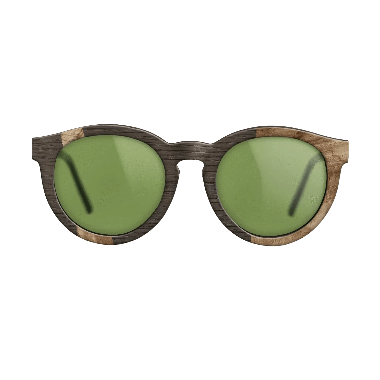 Olive Burl,Fumed Oak: Wedge - The Rebel - Round - 1967 - SIRIS wood optic