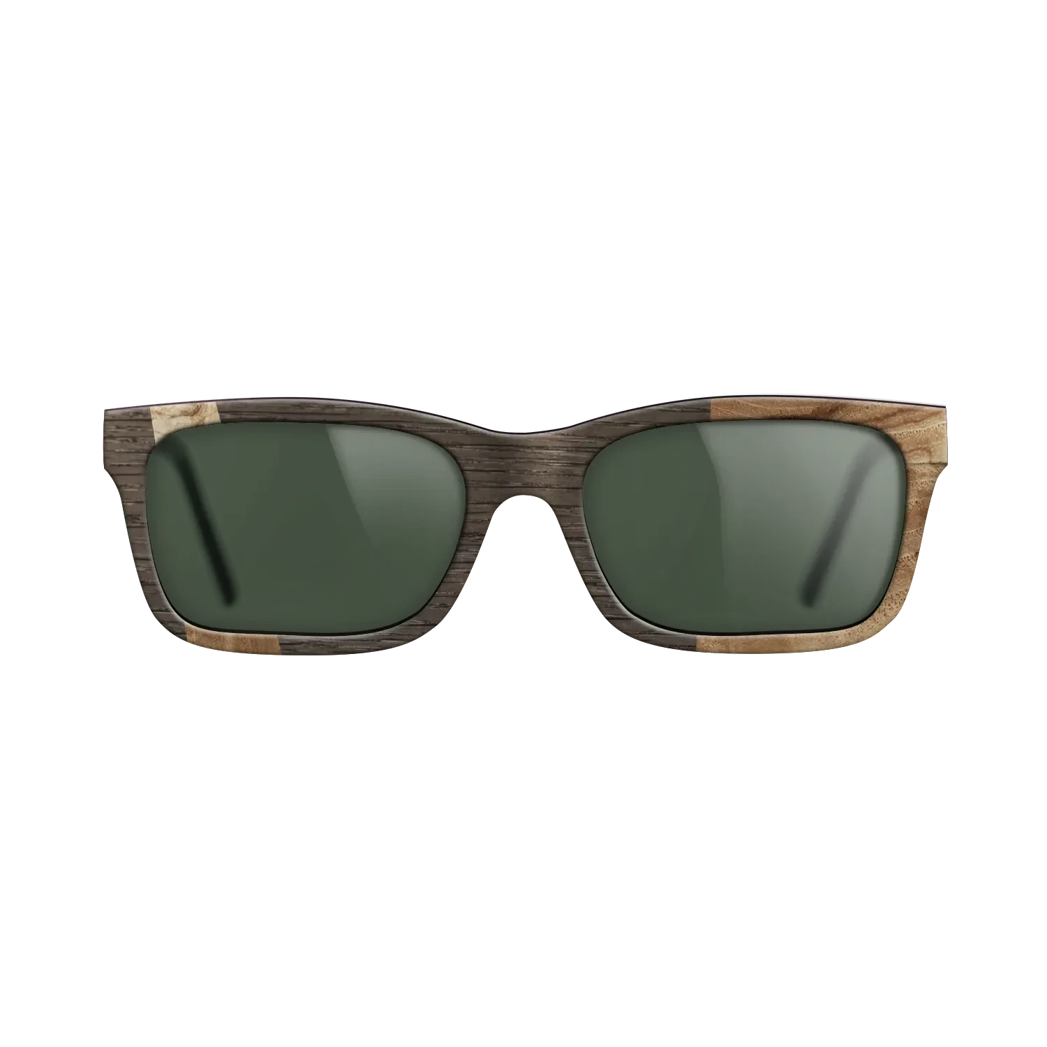 Olive Burl,Fumed Oak: Wedge - The Sage - Rectangle - 1967 - SIRIS wood optic
