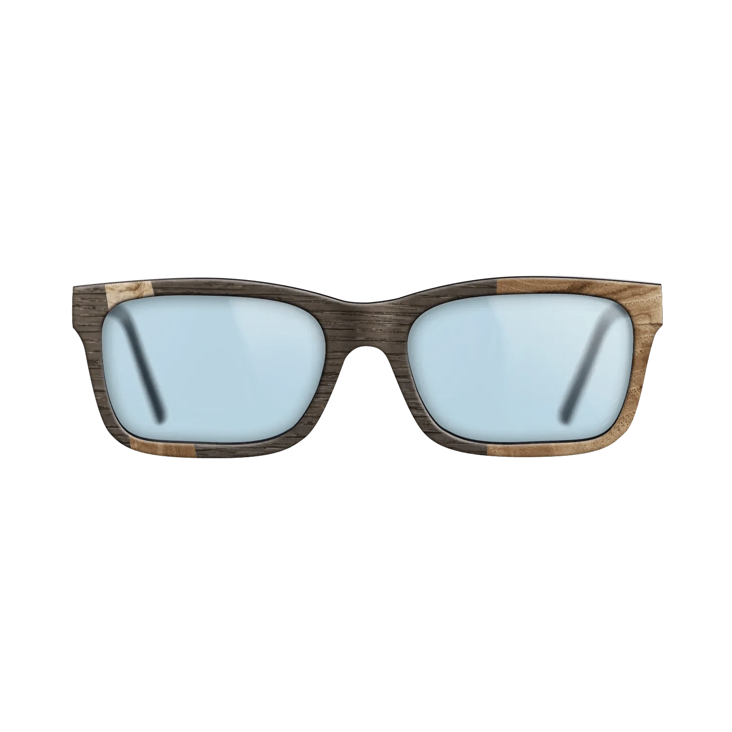 Olive Burl,Fumed Oak: Wedge - The Sage - Rectangle - 1967 - SIRIS wood optic