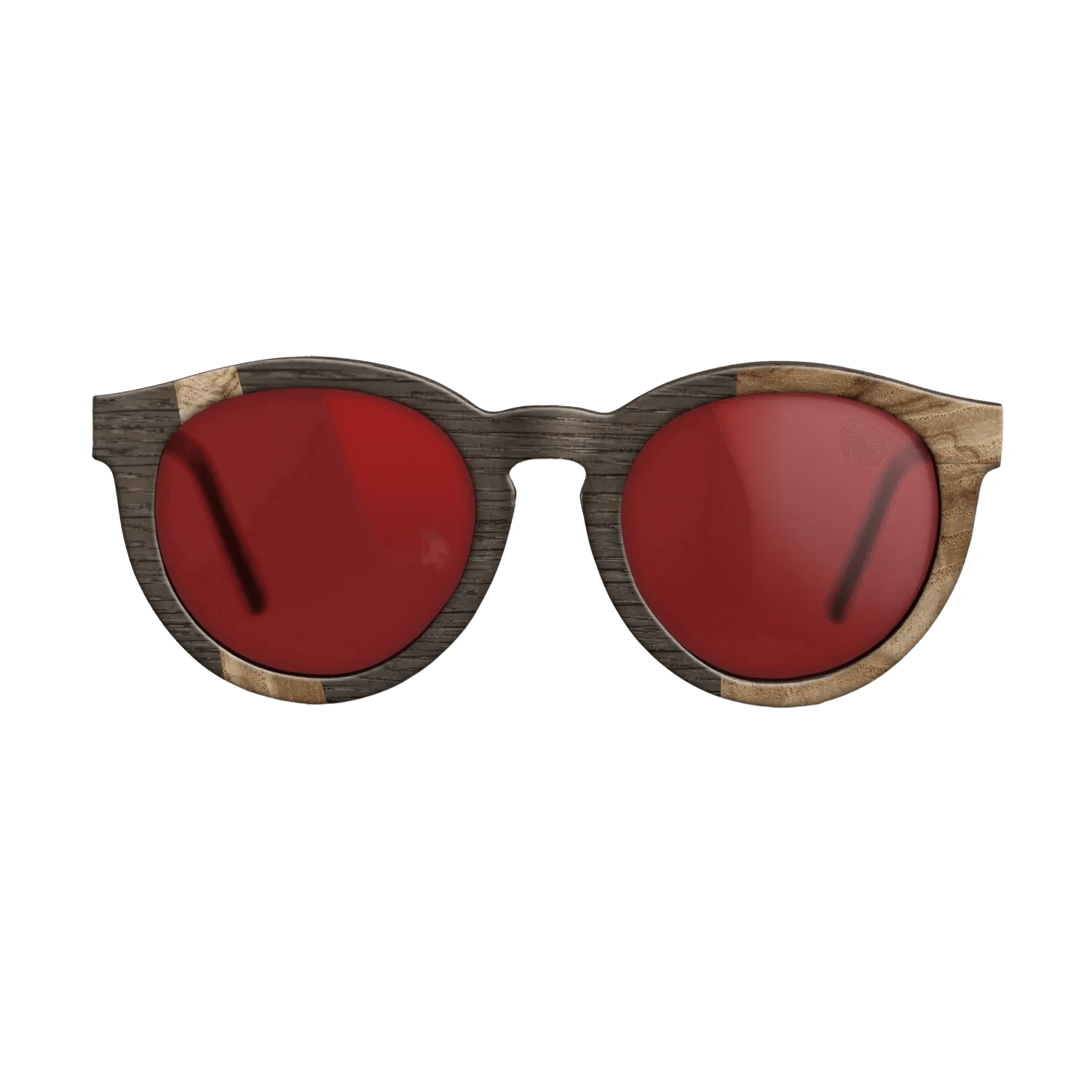 Olive Burl,Fumed Oak: Wedge - The Rebel - Round - 1967 - SIRIS wood optic