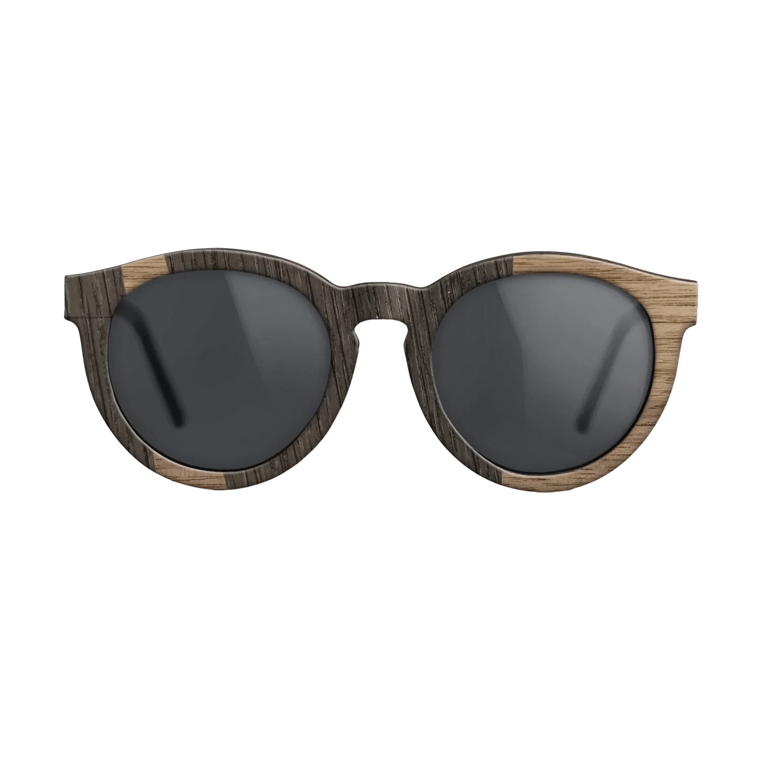 Walnut: Straight Grain,Fumed Oak: Wedge - The Rebel - Round - 1951 - SIRIS wood optic