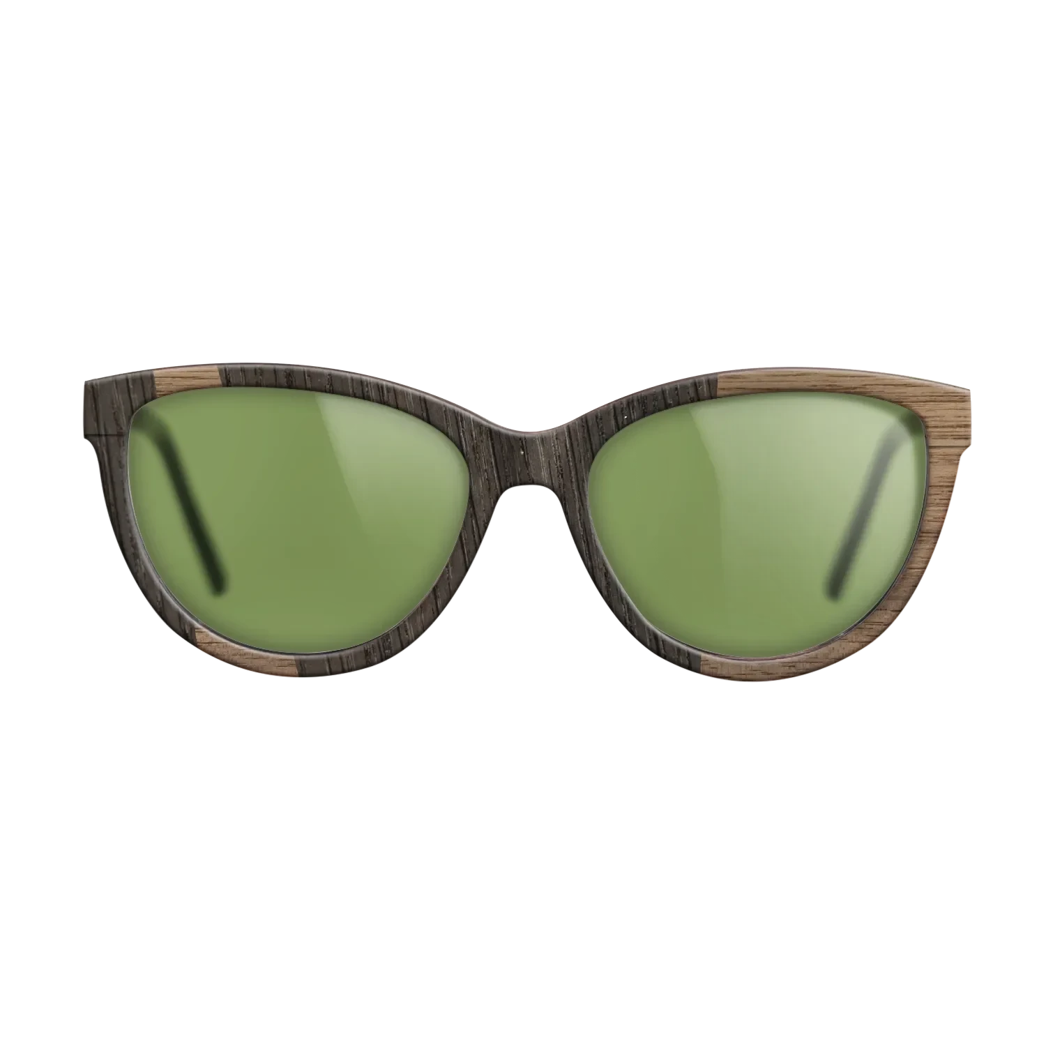 Walnut: Straight Grain,Fumed Oak: Wedge - The Maiden - Cat - 1951 - SIRIS wood optic