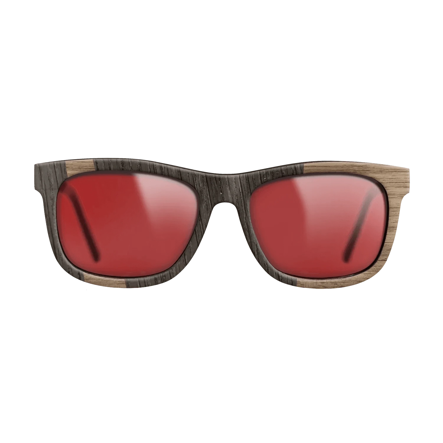 Walnut: Straight Grain,Fumed Oak: Wedge - The Hero - Square - 1951 - SIRIS wood optic