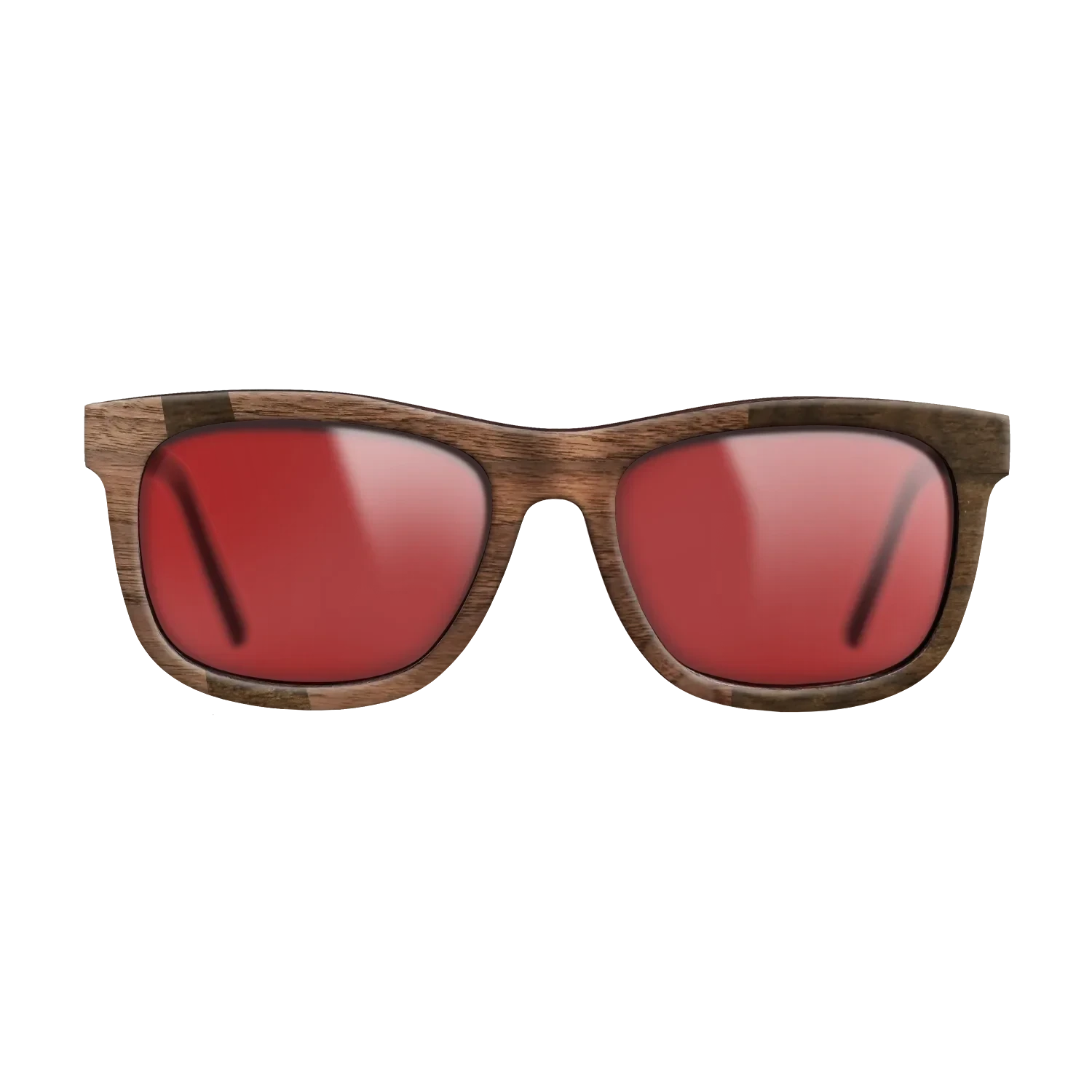 Ziricote Dark Quartered,Walnut Claro Dark: Wedge - The Hero - Square - 1308 - SIRIS wood optic