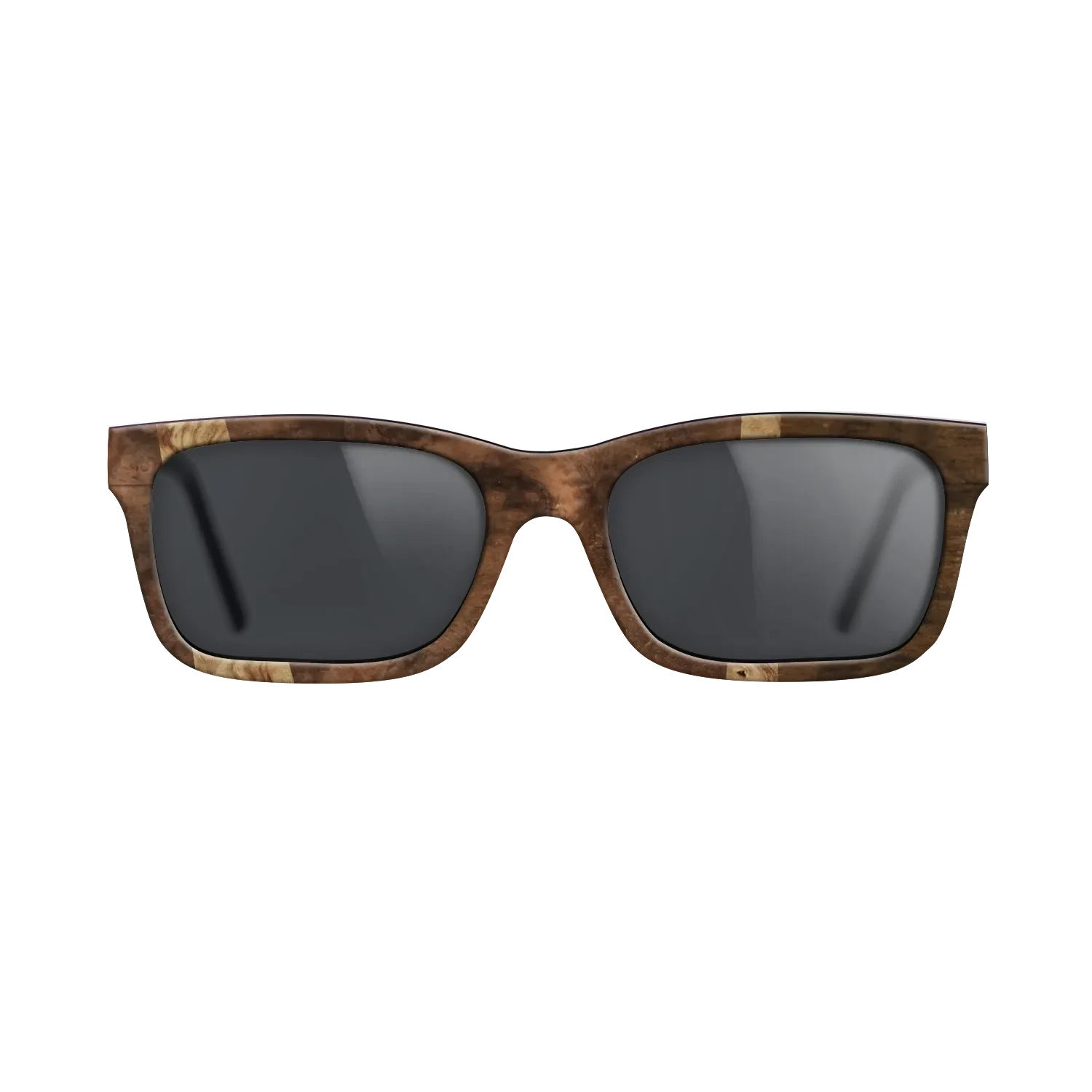 Ziricote Dark Quartered,Walnut Burl,Olive Burl: Wedge - The Sage - Rectangle - 1255 - SIRIS wood optic