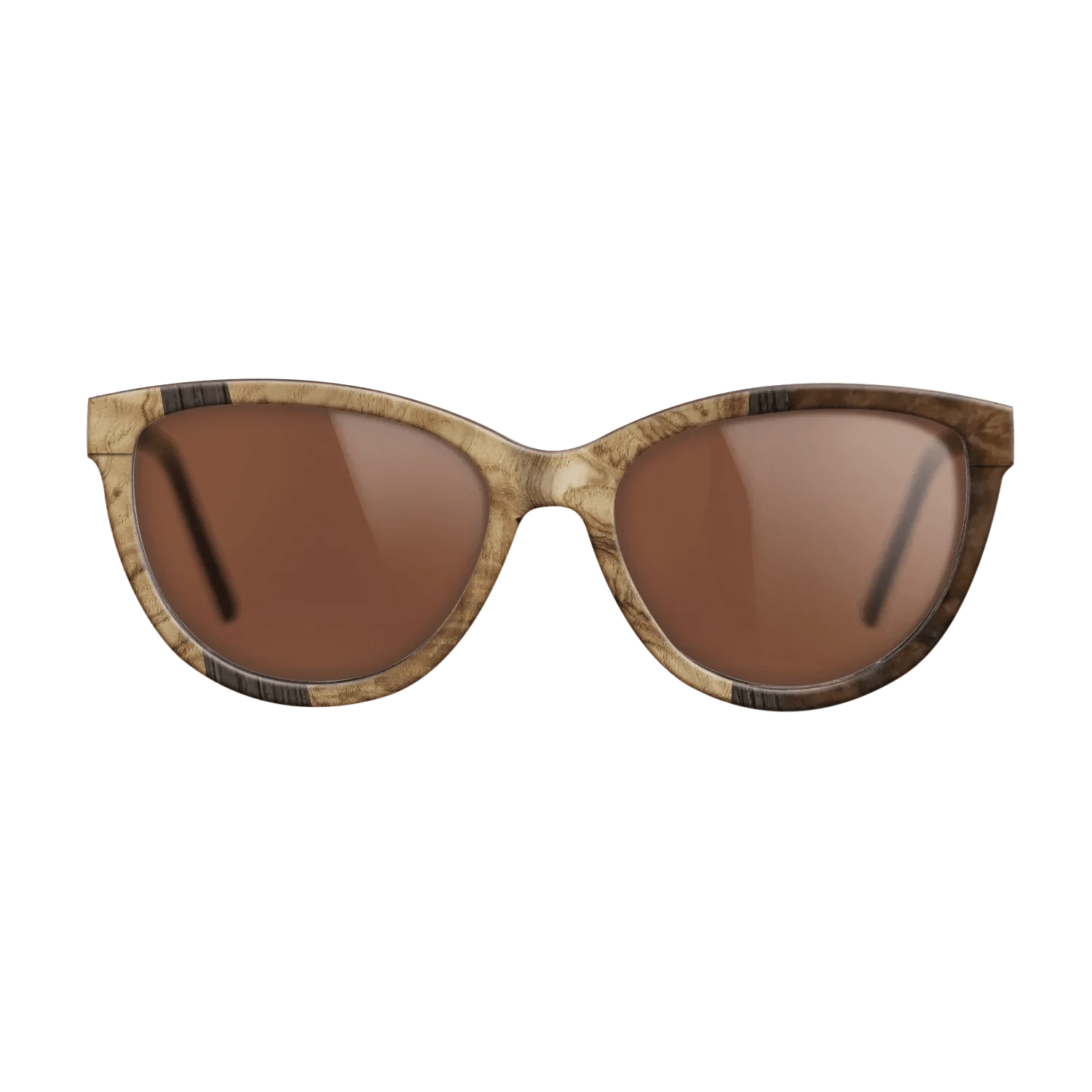 Walnut Burl,Olive Burl,Fumed Oak: Wedge - The Maiden - Cat - 1008 - SIRIS wood optic