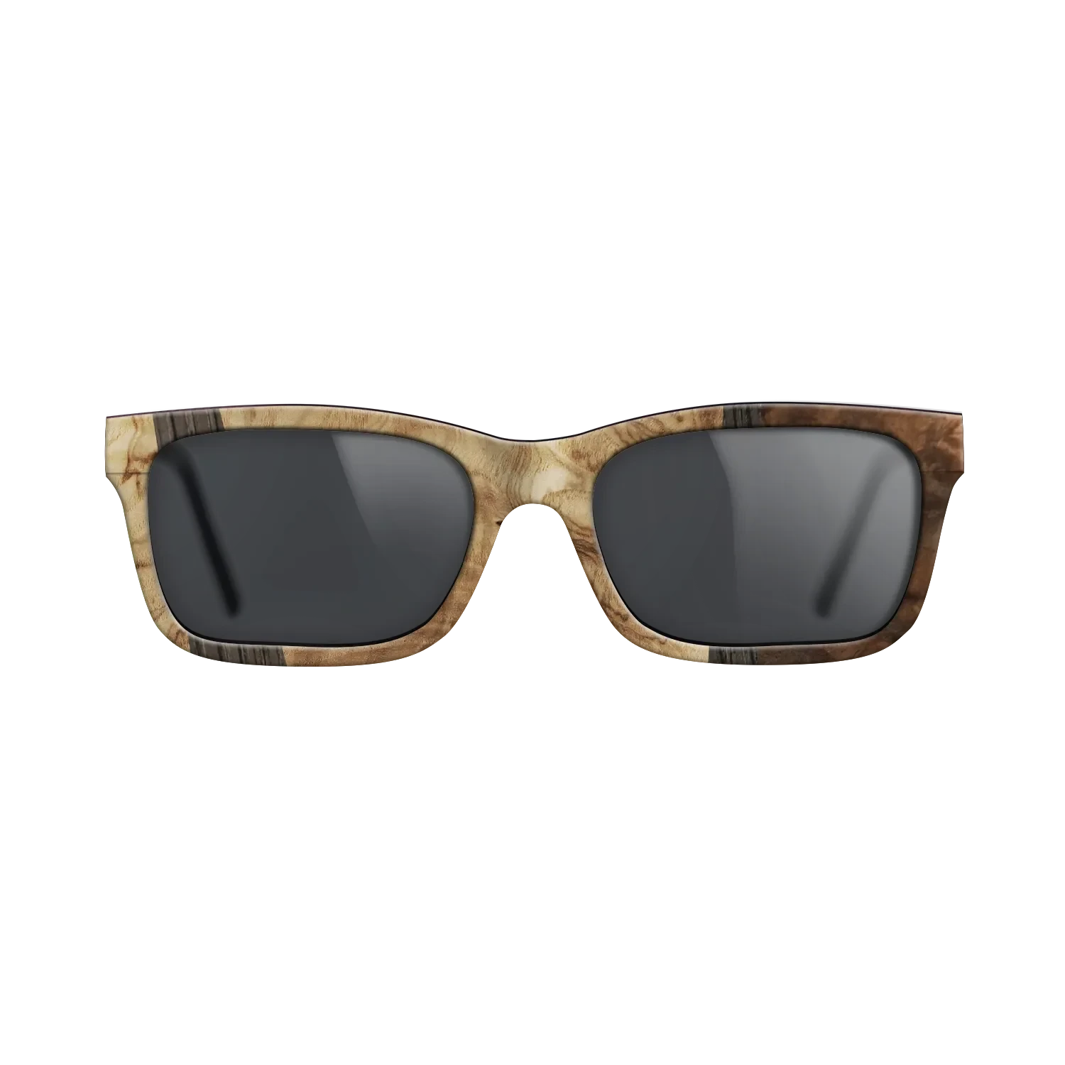 Walnut Burl,Olive Burl,Fumed Oak: Wedge - The Sage - Rectangle - 1008 - SIRIS wood optic