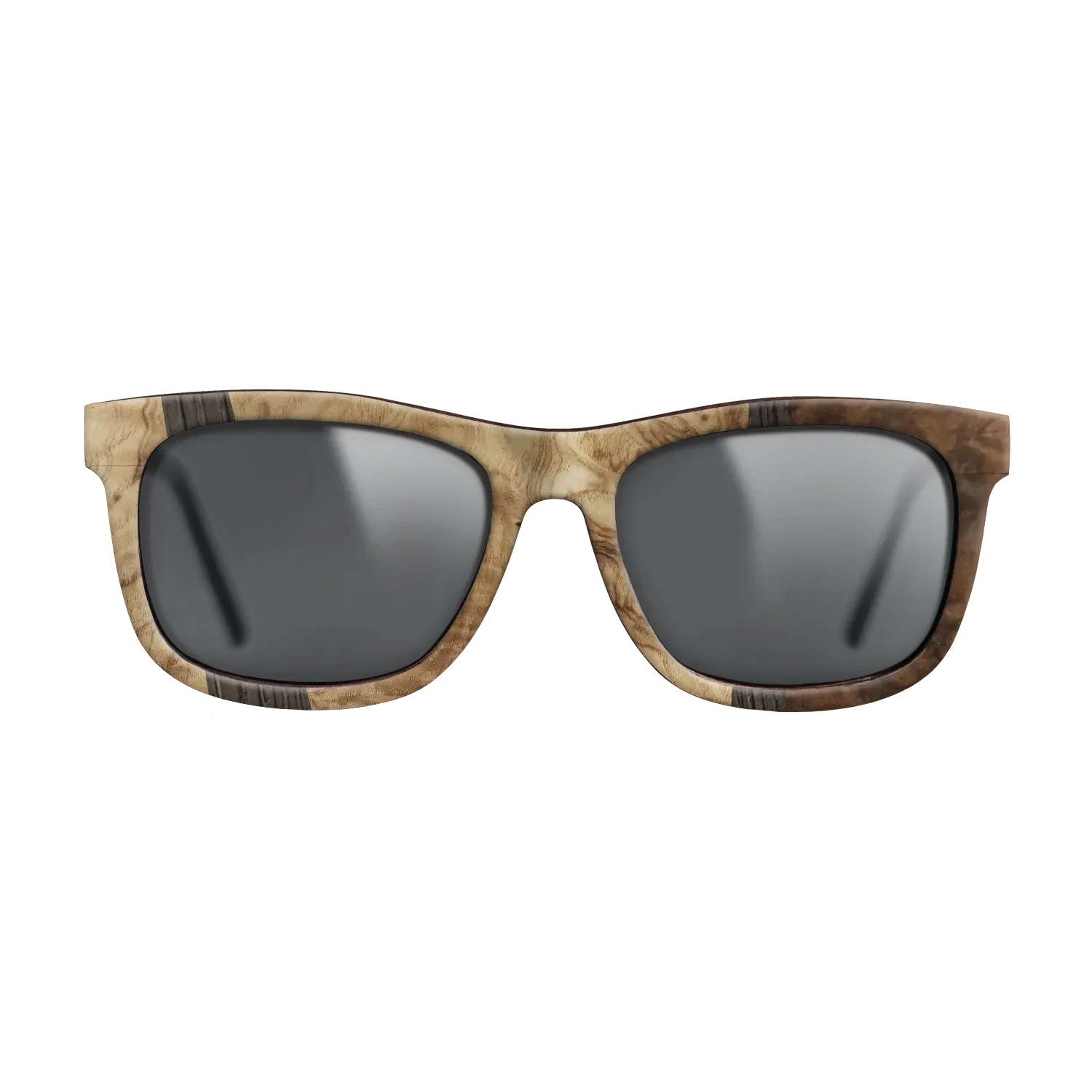 Walnut Burl,Olive Burl,Fumed Oak: Wedge - The Hero - Square - 1008 - SIRIS wood optic