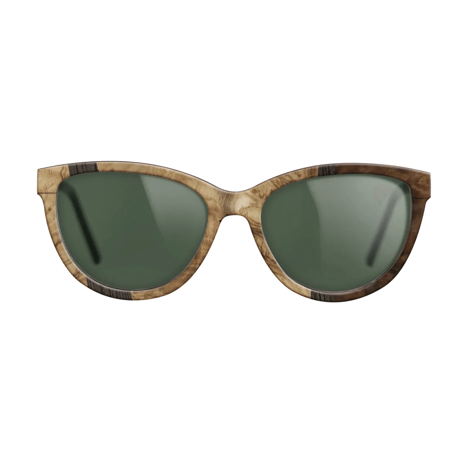 Walnut Burl,Olive Burl,Fumed Oak: Wedge - The Maiden - Cat - 1008 - SIRIS wood optic