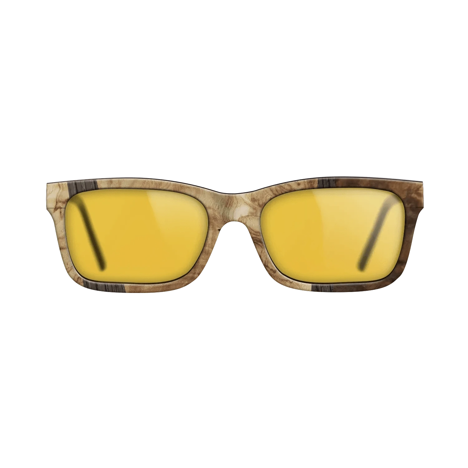 Walnut Burl,Olive Burl,Fumed Oak: Wedge - The Sage - Rectangle - 1008 - SIRIS wood optic