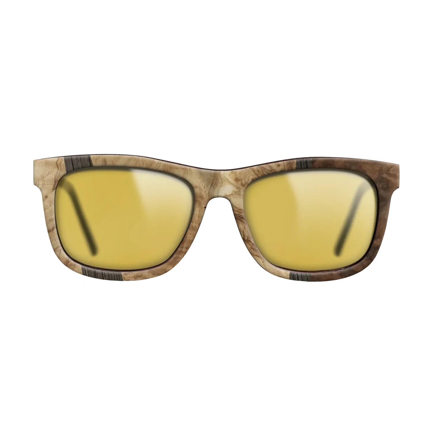 Walnut Burl,Olive Burl,Fumed Oak: Wedge - The Hero - Square - 1008 - SIRIS wood optic