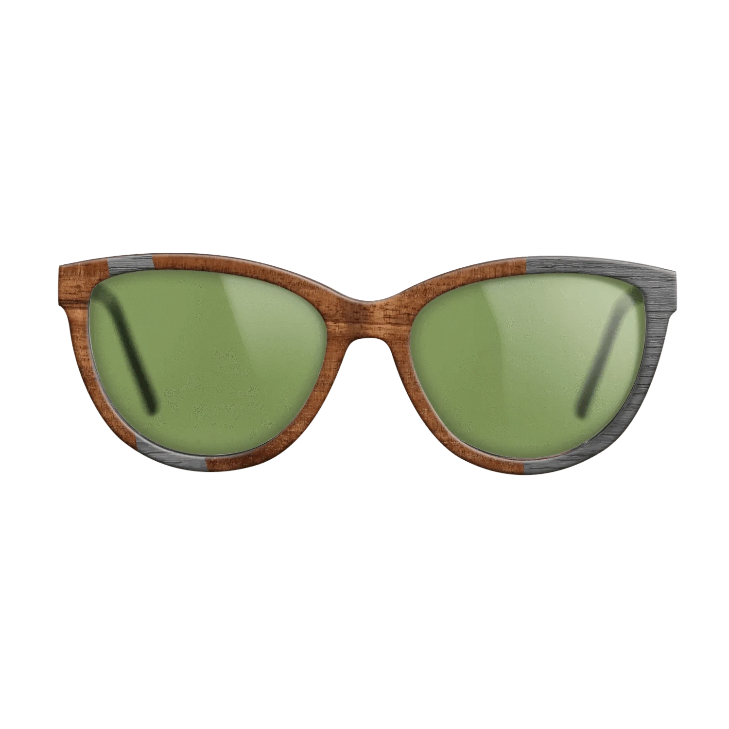 Koa,Poplar Dyed: Grey: Wedge - The Maiden - Cat - 1000 - SIRIS wood optic