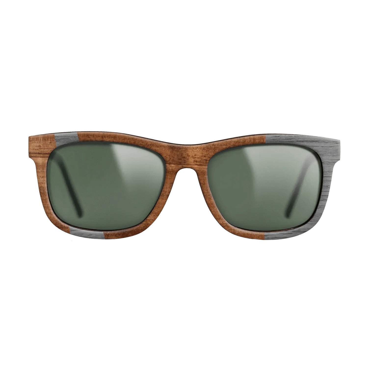 Koa,Poplar Dyed: Grey: Wedge - The Hero - Square - 1000 - SIRIS wood optic