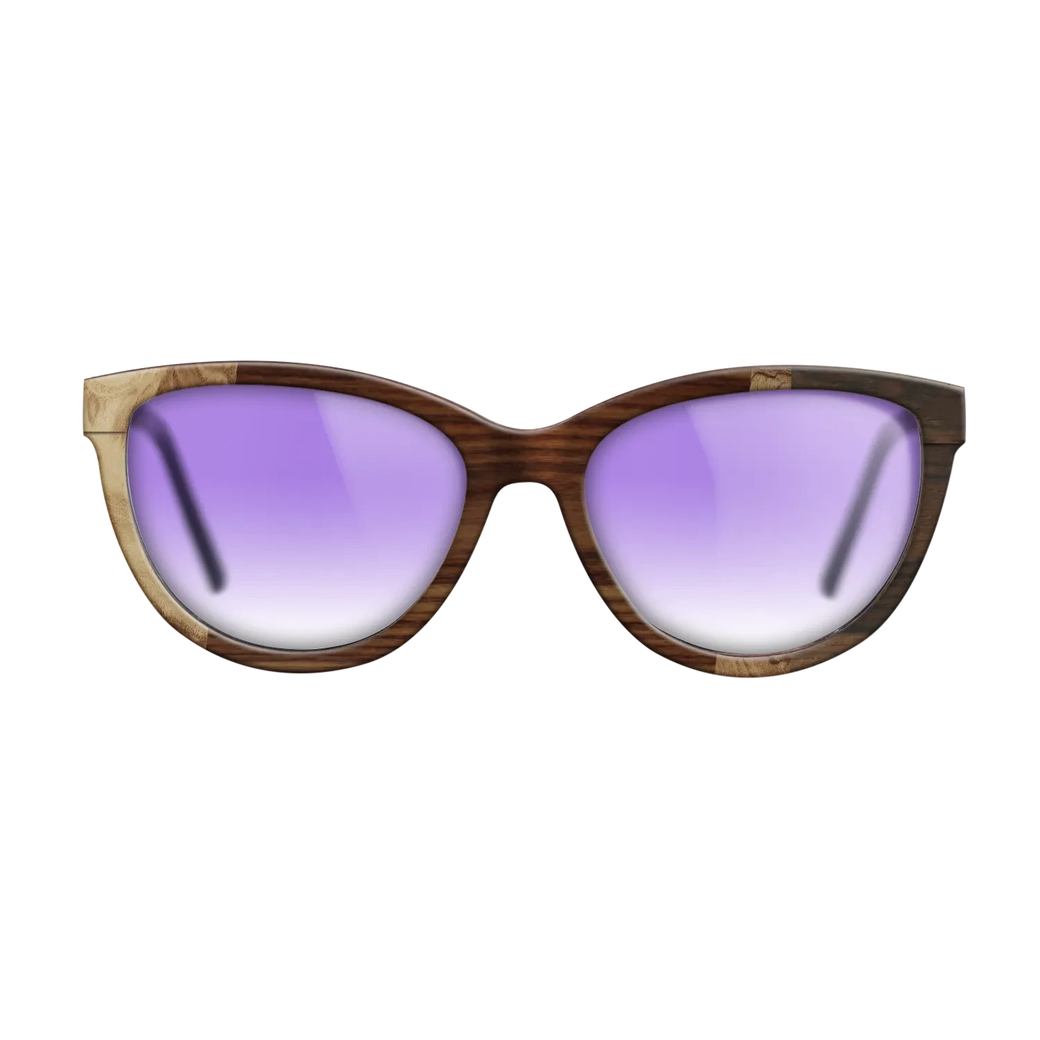 Santos Rosewood Dark,Walnut Burl,Ziricote Dark Quartered: Wedge - The Maiden - Cat - 1972 - SIRIS wood optic