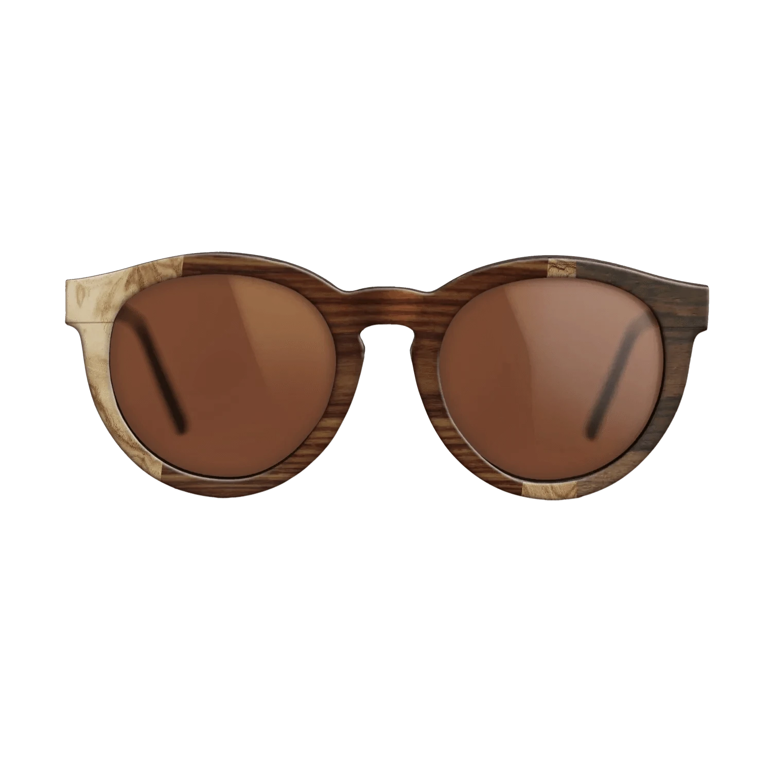 Santos Rosewood Dark,Walnut Burl,Ziricote Dark Quartered: Wedge - The Rebel - Round - 1972 - SIRIS wood optic