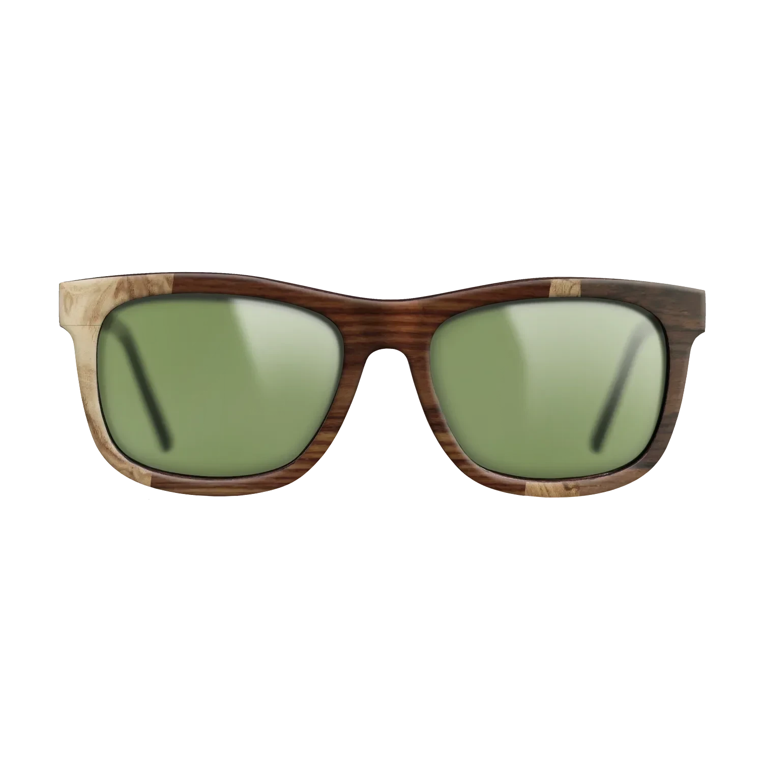 Santos Rosewood Dark,Walnut Burl,Ziricote Dark Quartered: Wedge - The Hero - Square - 1972 - SIRIS wood optic