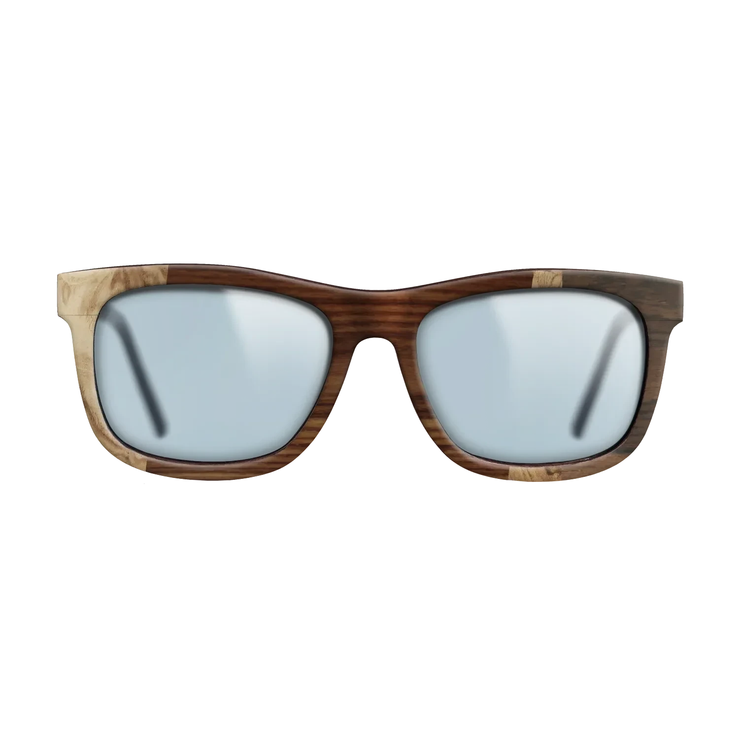 Santos Rosewood Dark,Walnut Burl,Ziricote Dark Quartered: Wedge - The Hero - Square - 1972 - SIRIS wood optic