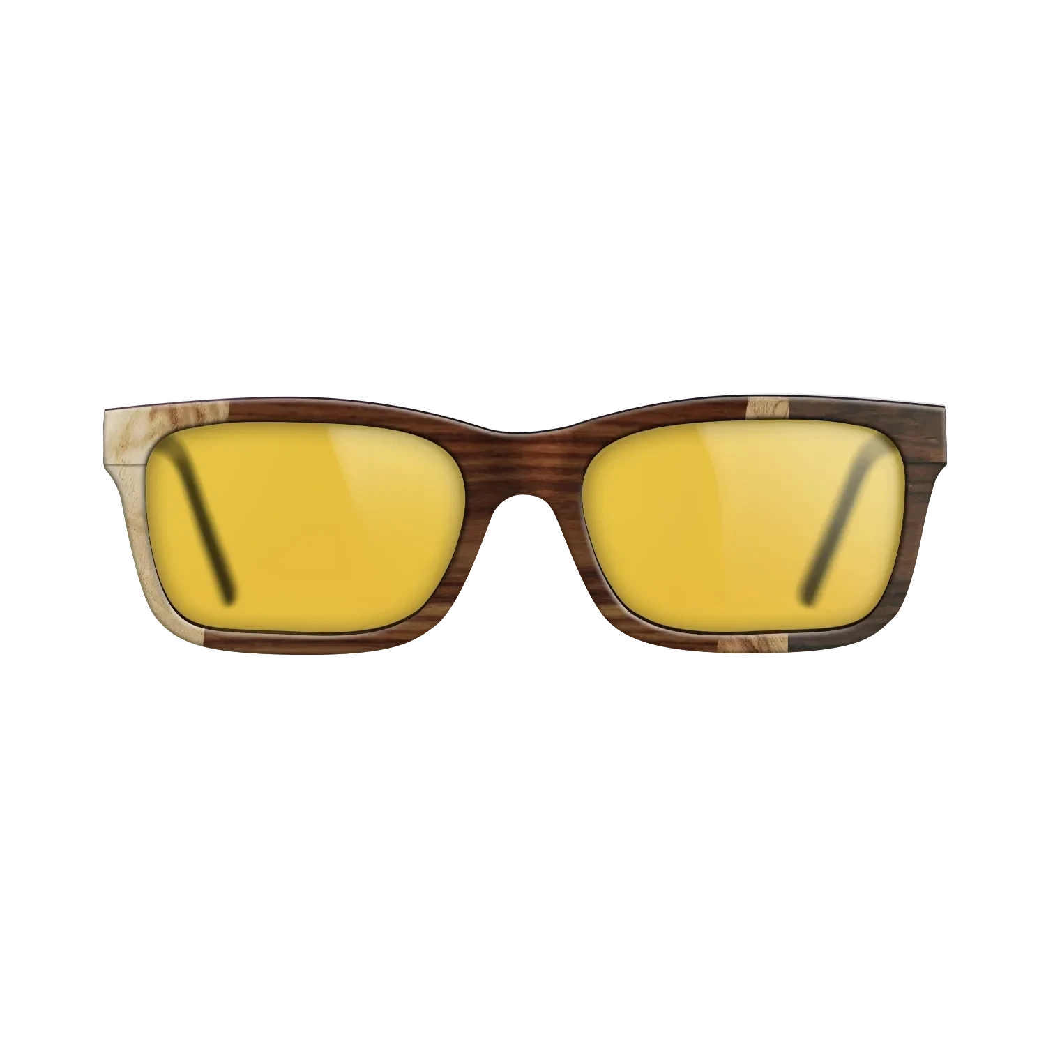 Santos Rosewood Dark,Walnut Burl,Ziricote Dark Quartered: Wedge - The Sage - Rectangle - 1972 - SIRIS wood optic