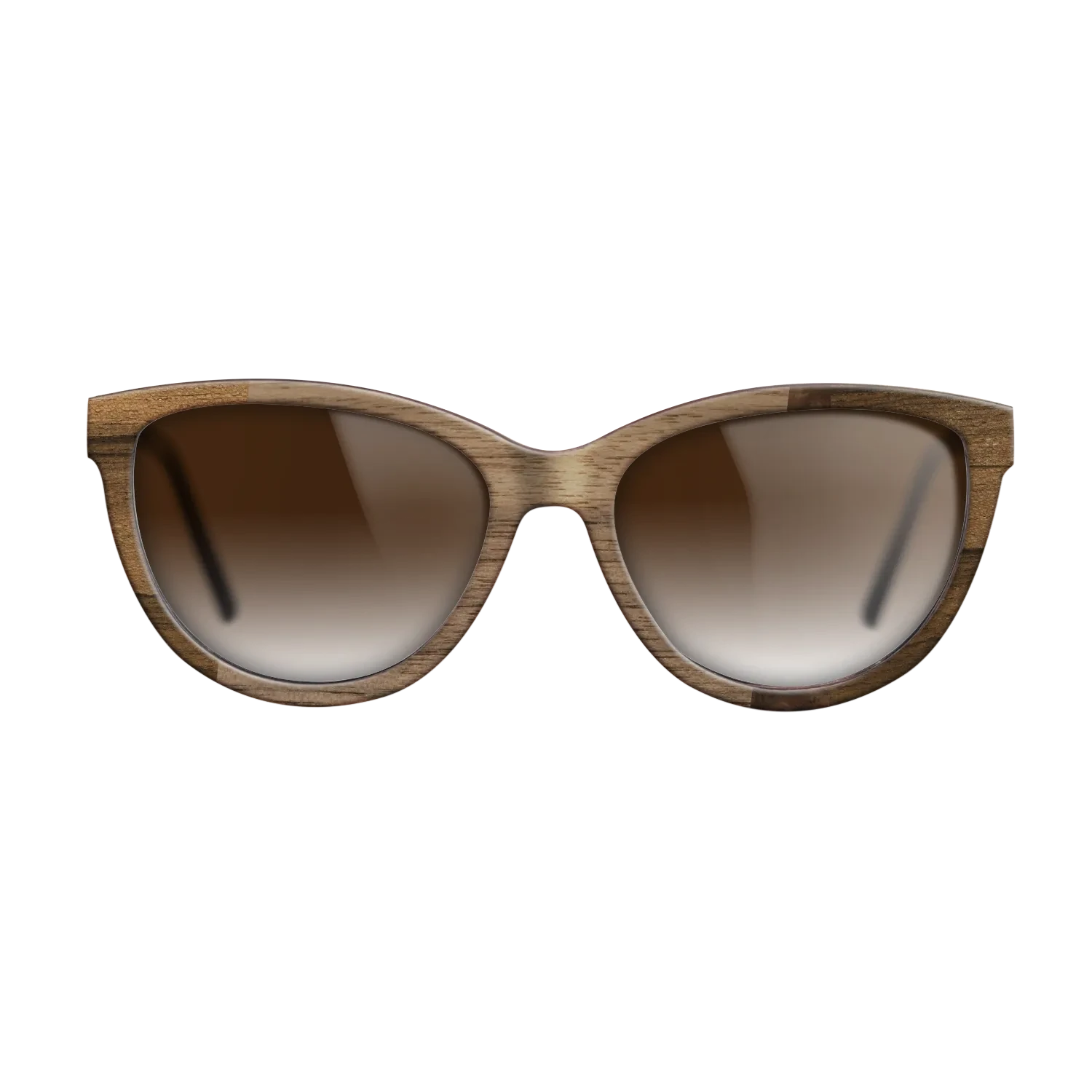Walnut: Straight Grain,Ziricote Light Quartered,Walnut Burl: Wedge - The Maiden - Cat - 817 - SIRIS wood optic