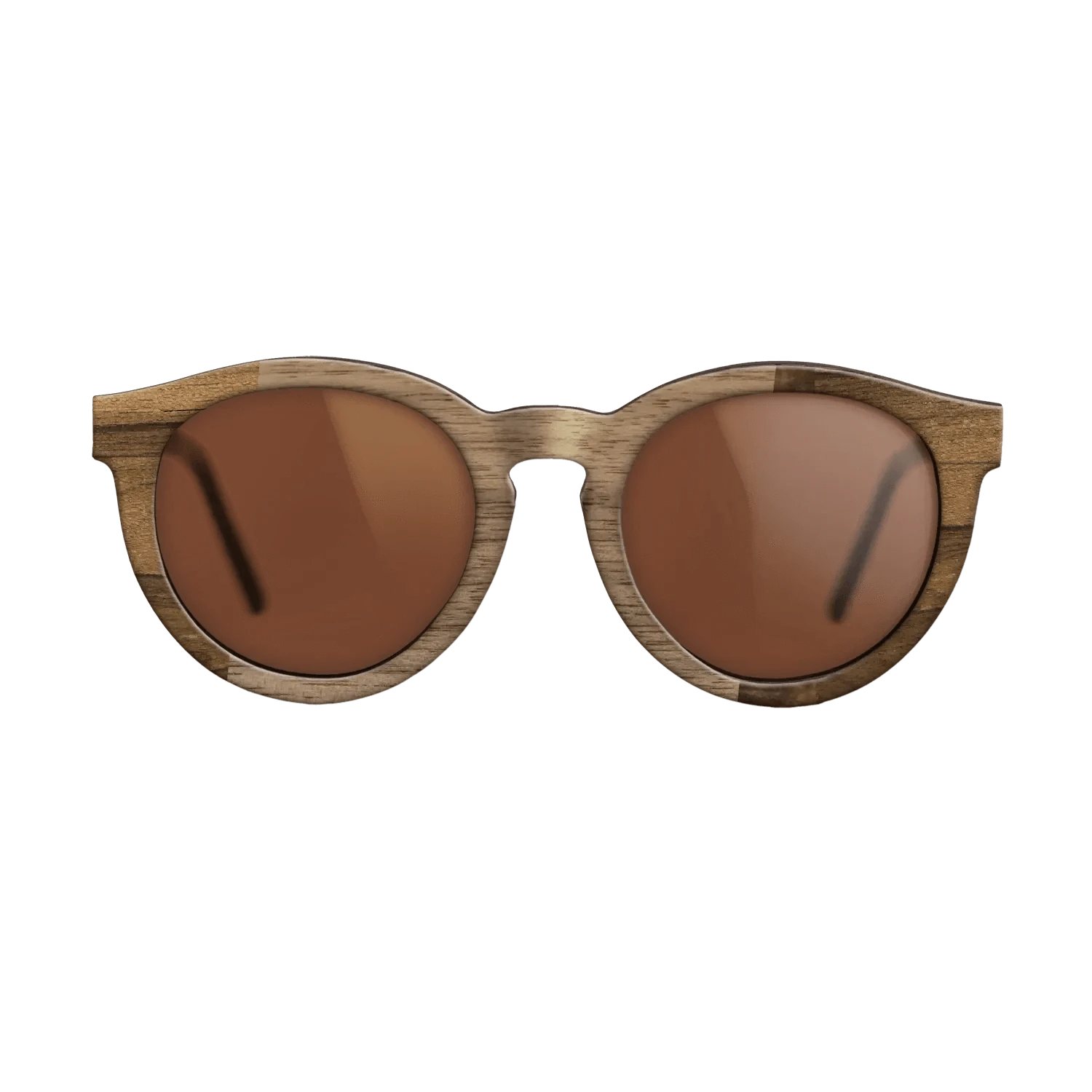 Walnut: Straight Grain,Ziricote Light Quartered,Walnut Burl: Wedge - The Rebel - Round - 817 - SIRIS wood optic