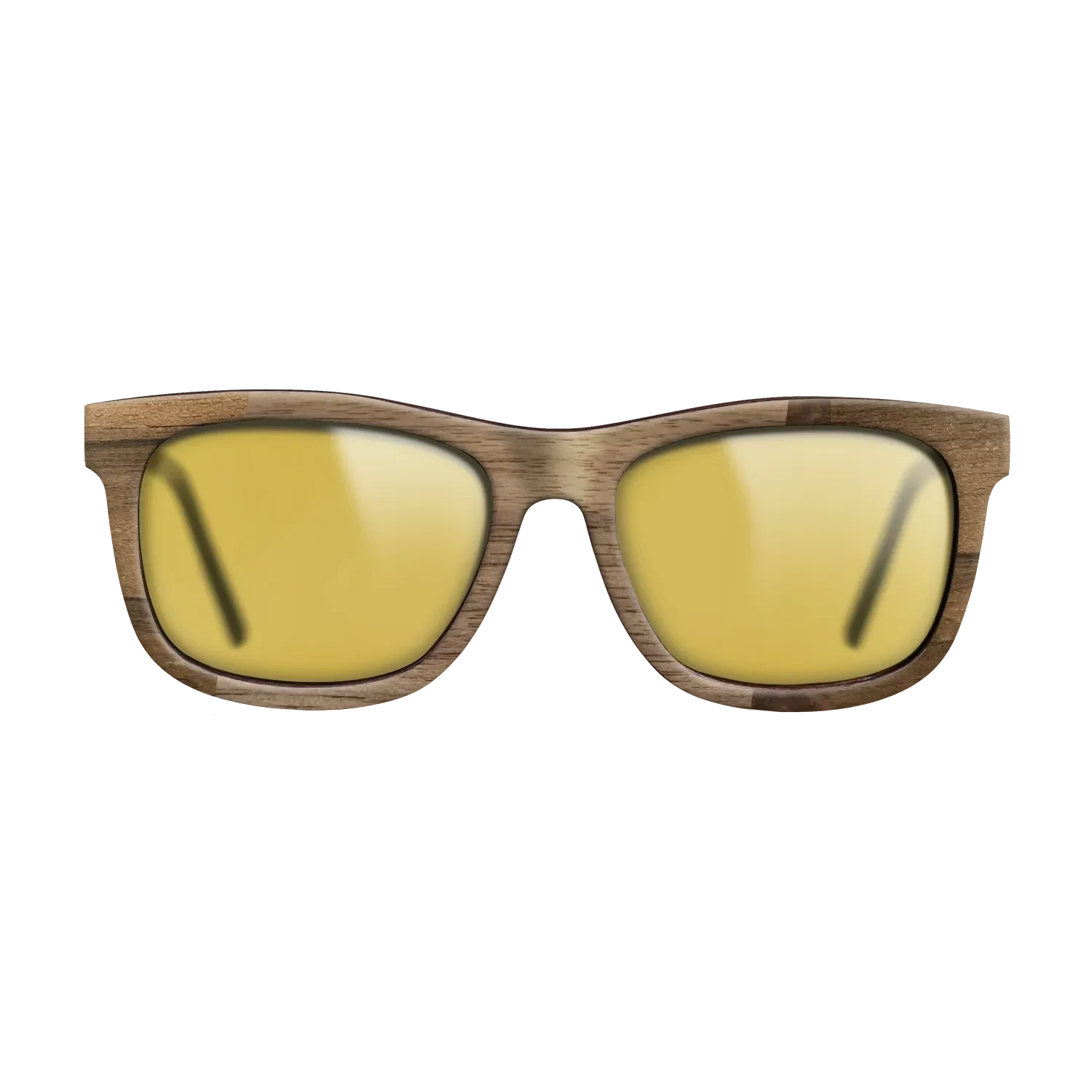 Walnut: Straight Grain,Ziricote Light Quartered,Walnut Burl: Wedge - The Hero - Square - 817 - SIRIS wood optic