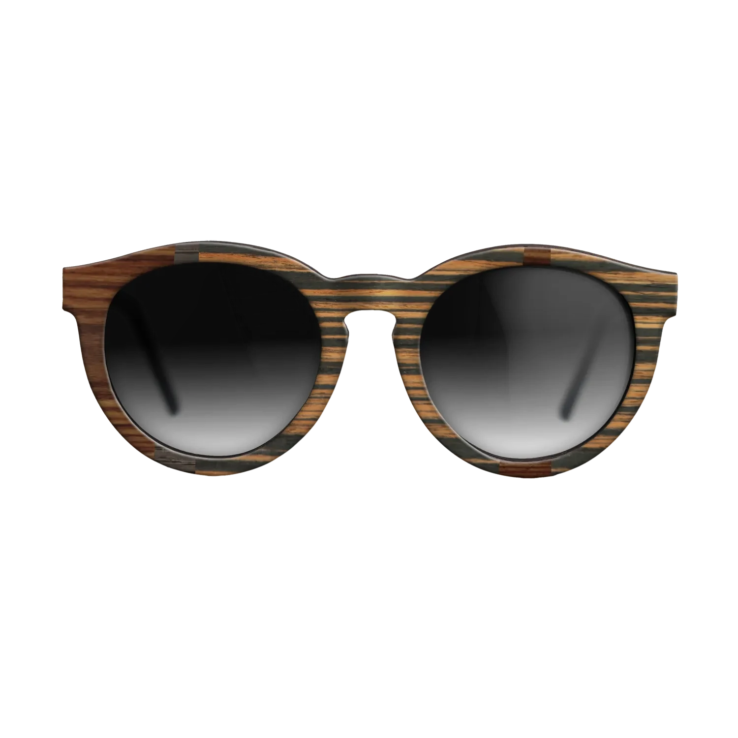 Italian Ebony,Santos Rosewood Dark,Fumed Oak: Wedge - The Rebel - Round - 847 - SIRIS wood optic