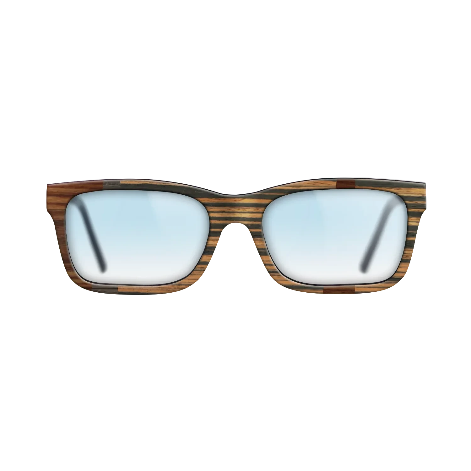 Italian Ebony,Santos Rosewood Dark,Fumed Oak: Wedge - The Sage - Rectangle - 847 - SIRIS wood optic