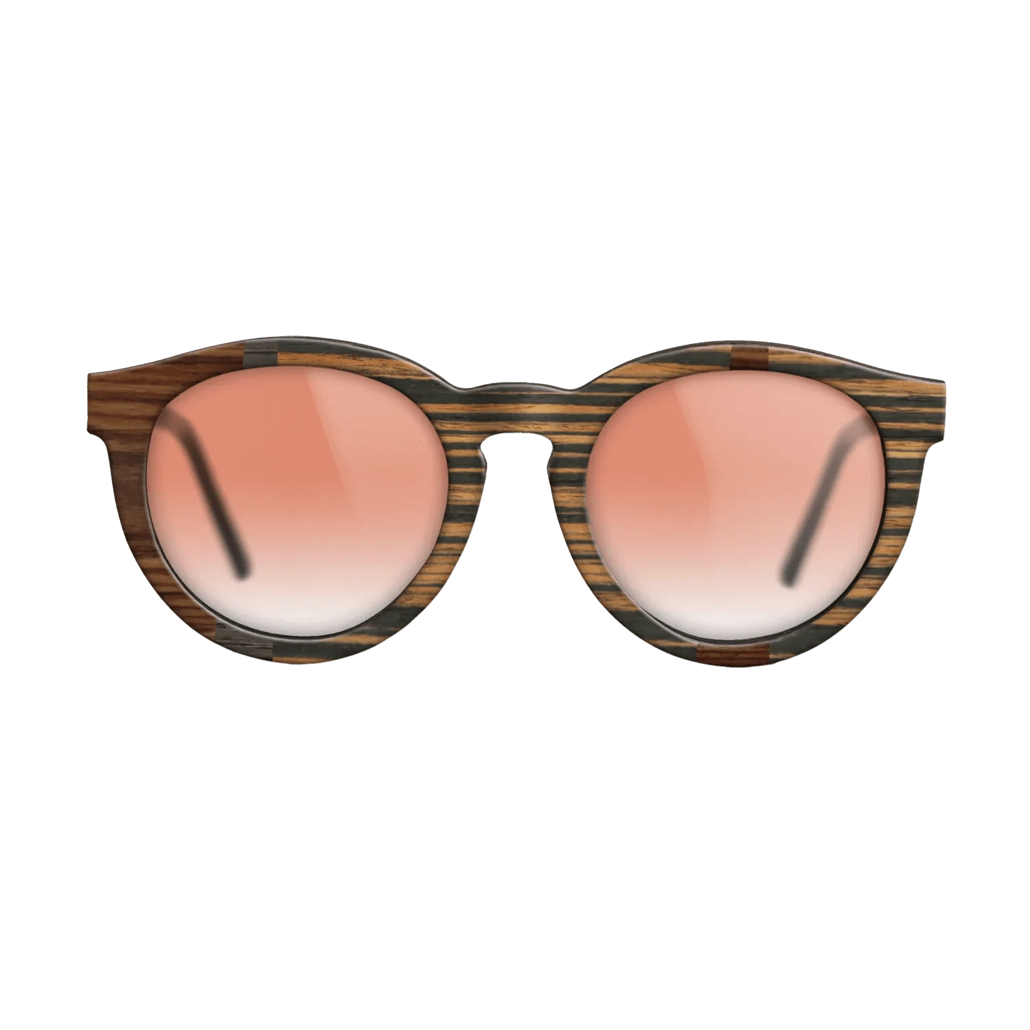 Italian Ebony,Santos Rosewood Dark,Fumed Oak: Wedge - The Rebel - Round - 847 - SIRIS wood optic