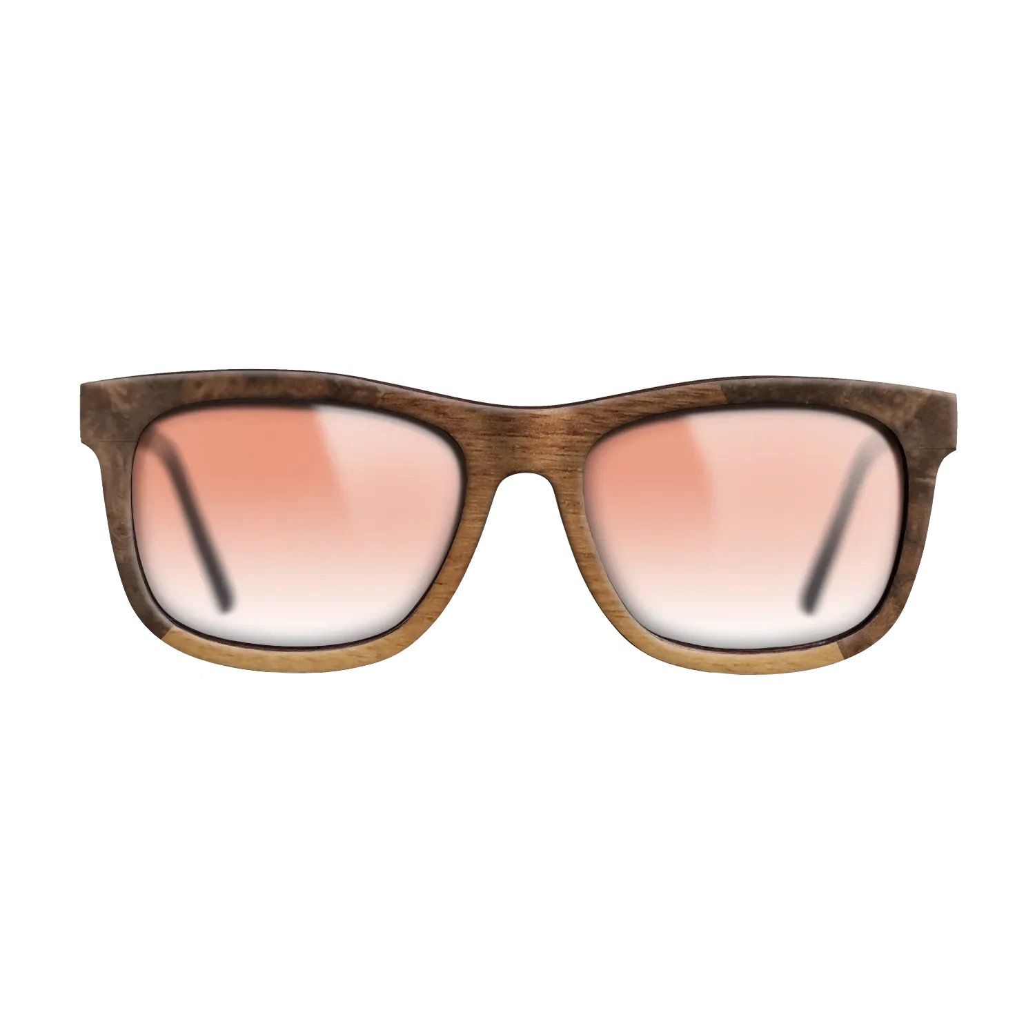 Walnut Claro Light,Walnut Burl: Angle Cut - The Hero - Square - 1555 - SIRIS wood optic