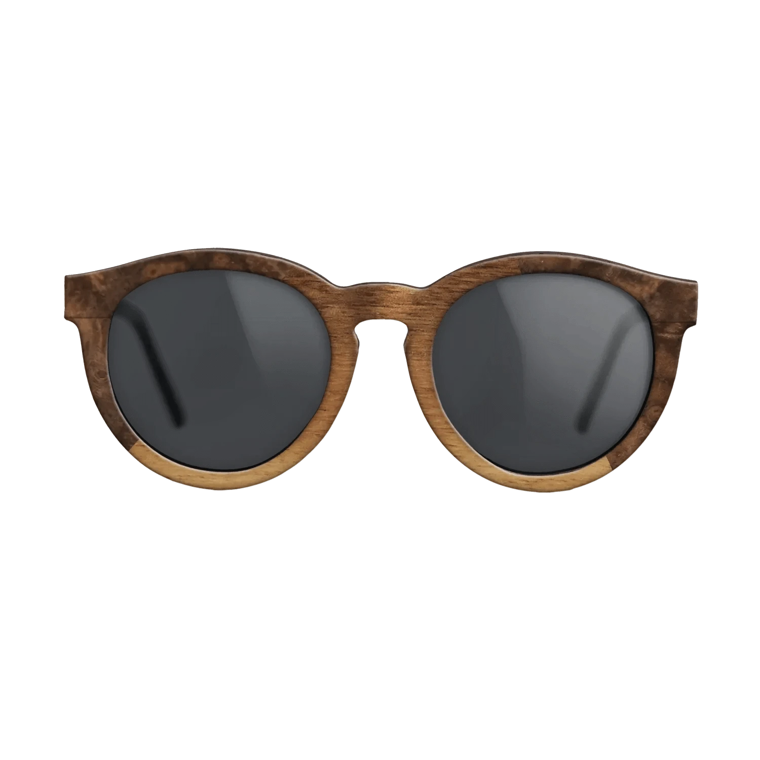 Walnut Claro Light,Walnut Burl: Angle Cut - The Rebel - Round - 1555 - SIRIS wood optic