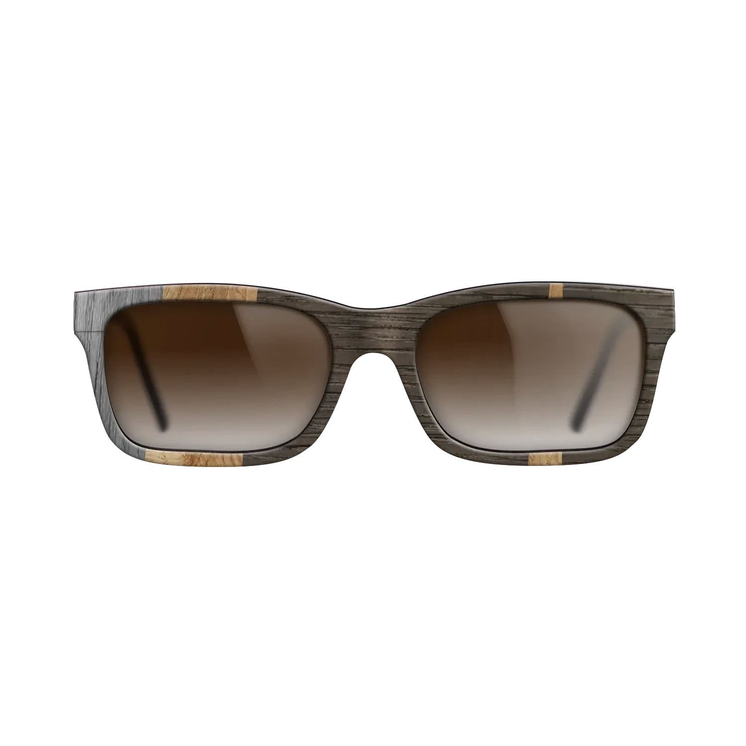 Olive Burl,Walnut: Straight Grain,Fumed Oak,Poplar Dyed: Grey,Italian Ebony: Geometric - The Sage - Rectangle - 718 - SIRIS wood optic