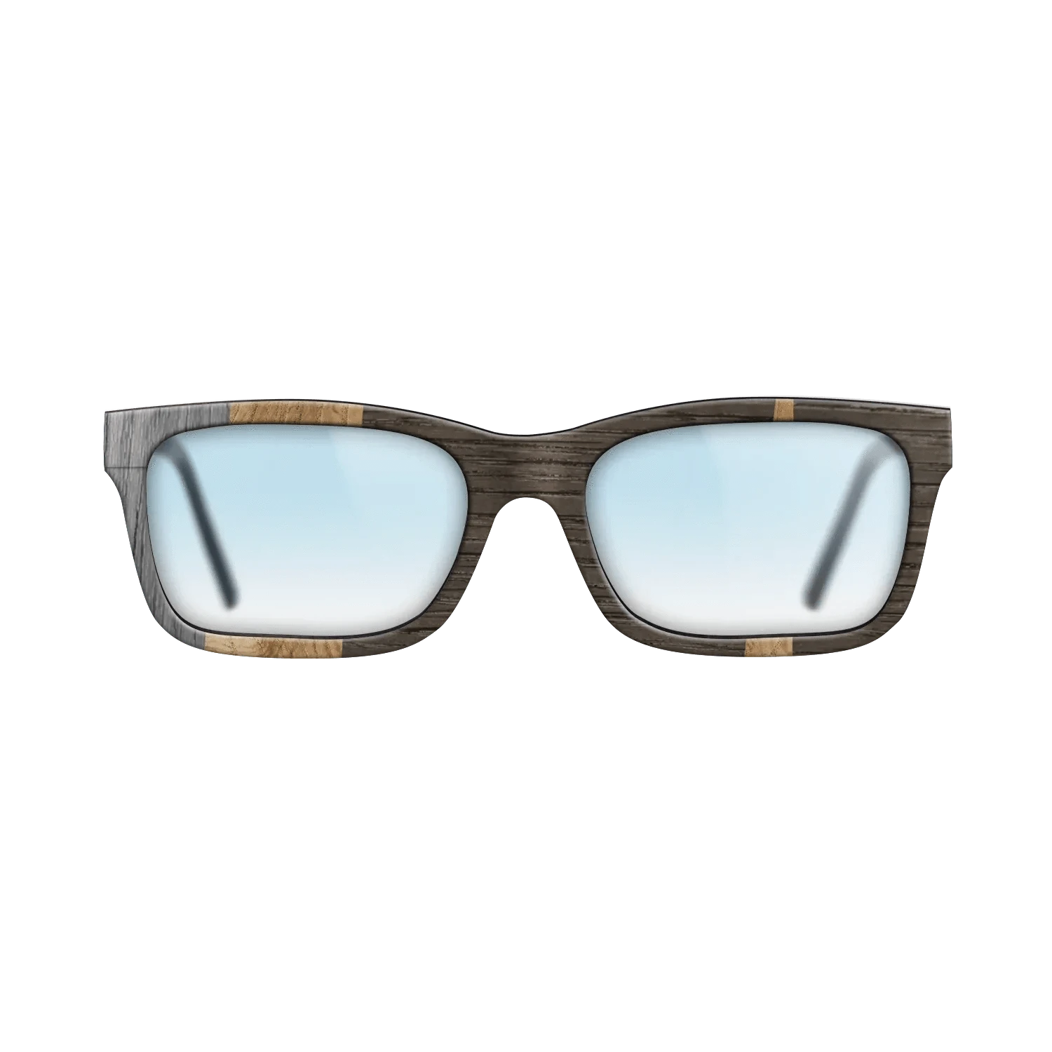 Olive Burl,Walnut: Straight Grain,Fumed Oak,Poplar Dyed: Grey,Italian Ebony: Geometric - The Sage - Rectangle - 718 - SIRIS wood optic