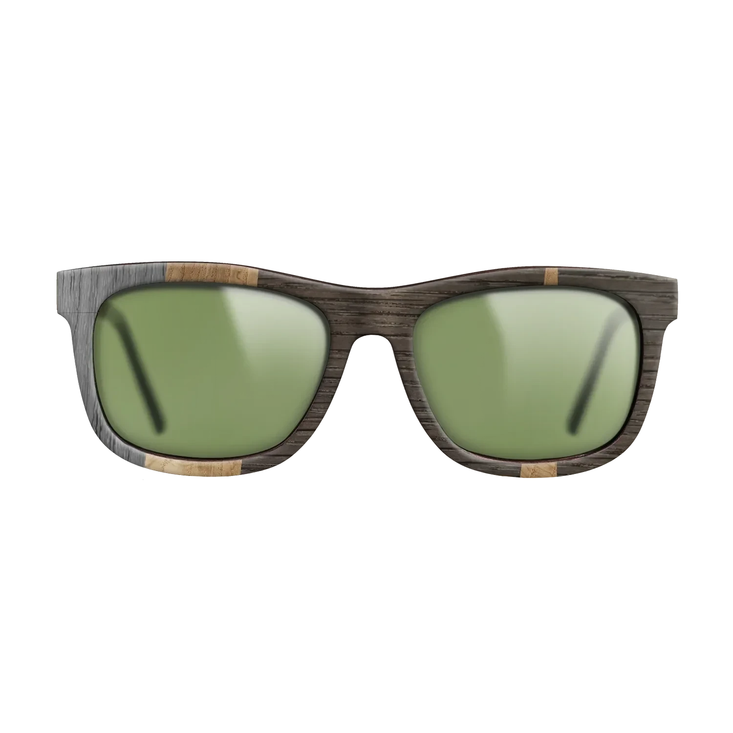 Olive Burl,Walnut: Straight Grain,Fumed Oak,Poplar Dyed: Grey,Italian Ebony: Geometric - The Hero - Square - 718 - SIRIS wood optic