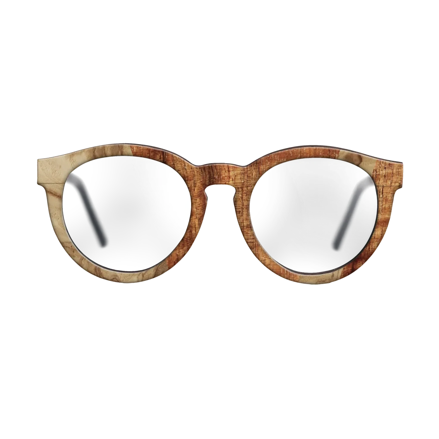 Walnut Burl,Koa,Olive Burl: Angle Cut - The Rebel - Round - 1435 - SIRIS wood optic