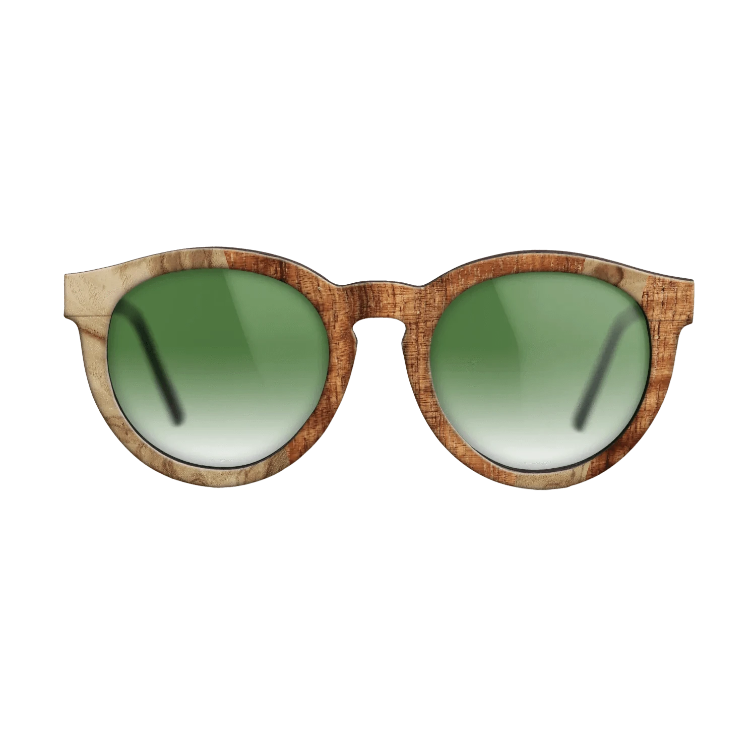 Walnut Burl,Koa,Olive Burl: Angle Cut - The Rebel - Round - 1435 - SIRIS wood optic