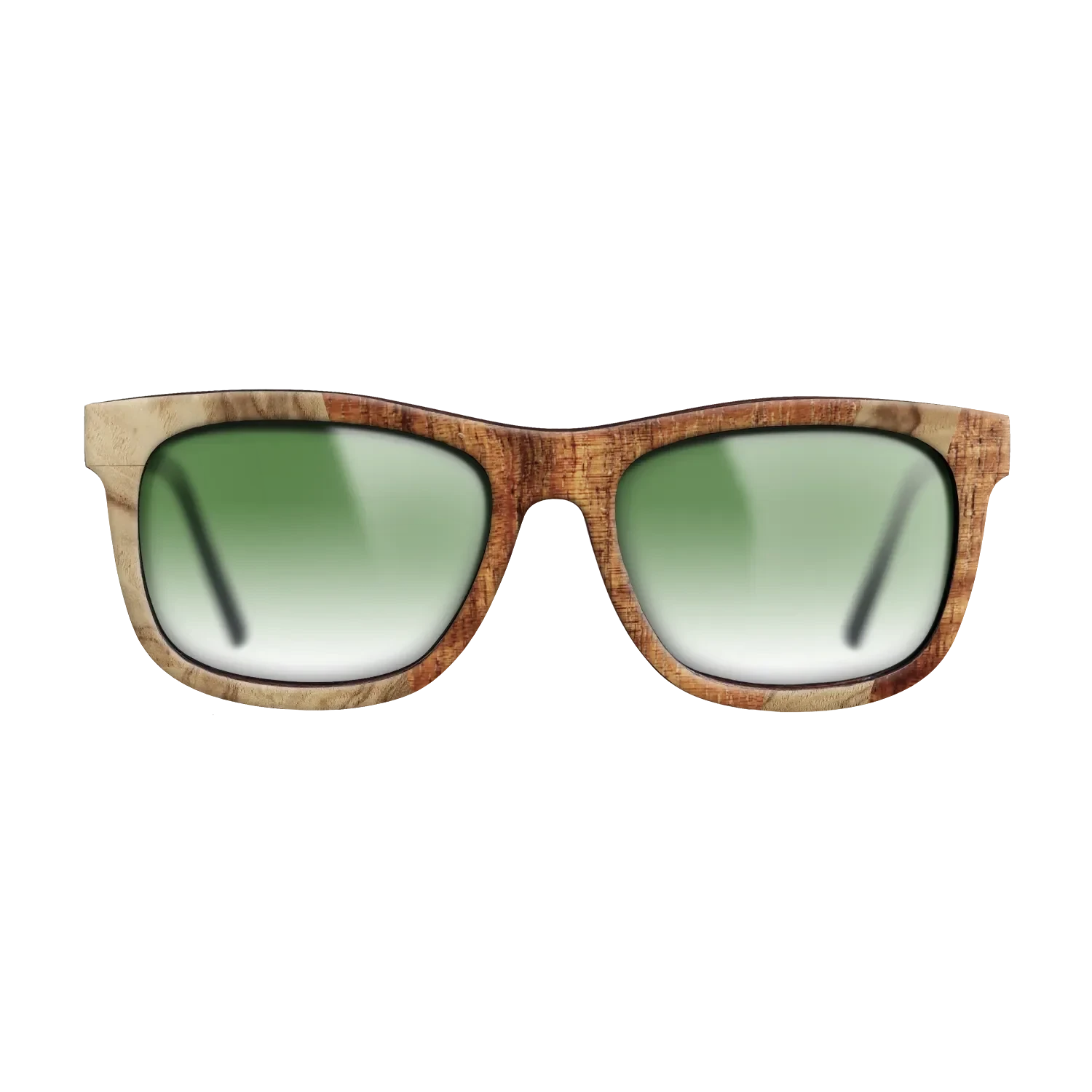 Walnut Burl,Koa,Olive Burl: Angle Cut - The Hero - Square - 1435 - SIRIS wood optic