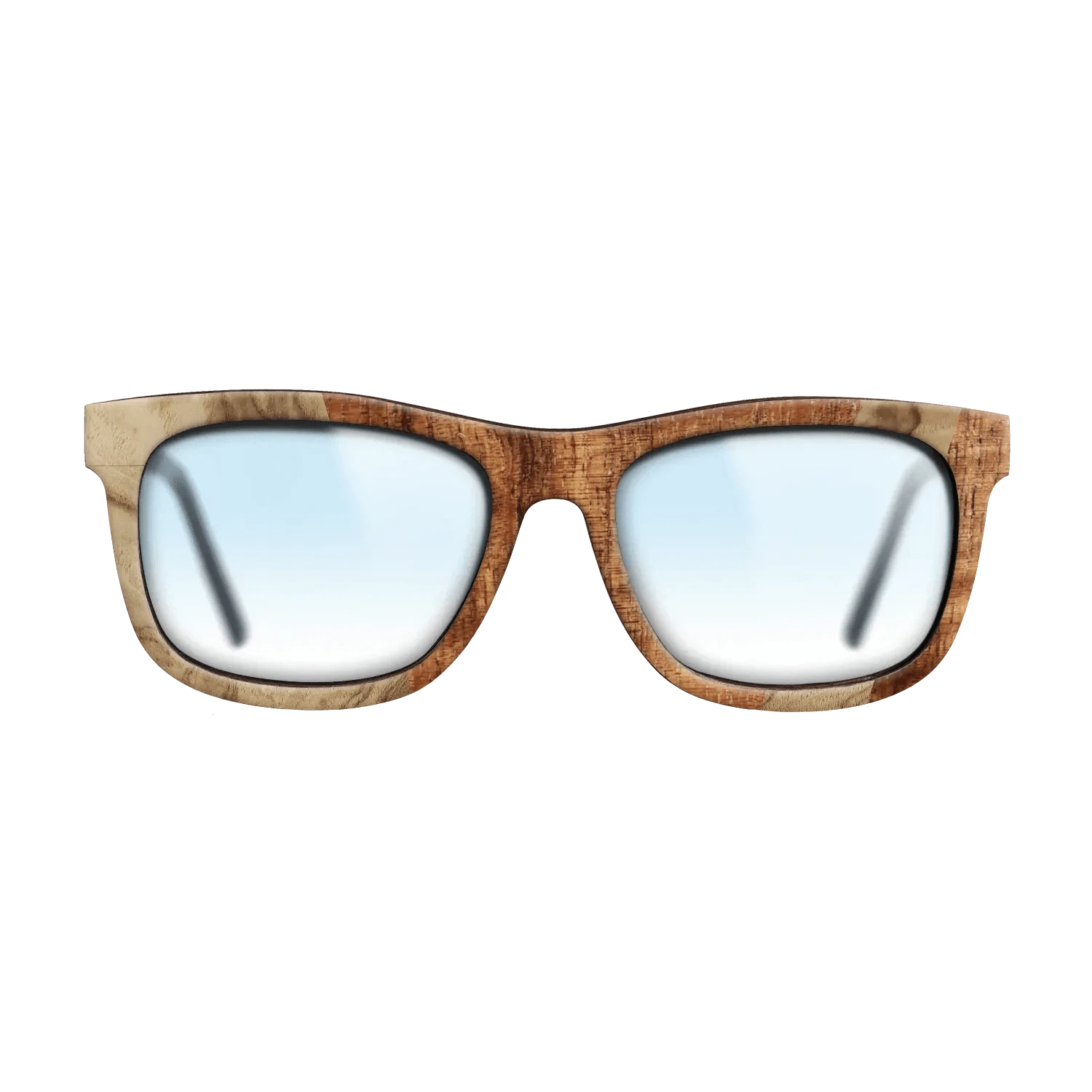 Walnut Burl,Koa,Olive Burl: Angle Cut - The Hero - Square - 1435 - SIRIS wood optic