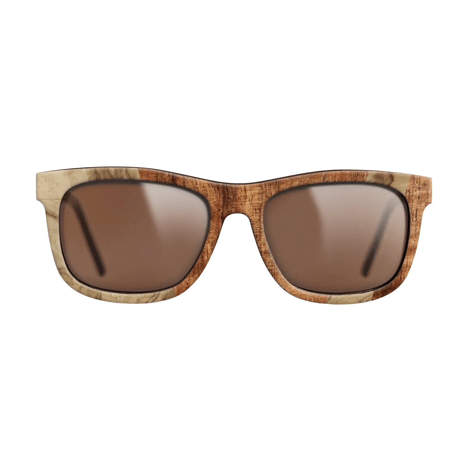 Walnut Burl,Koa,Olive Burl: Angle Cut - The Hero - Square - 1435 - SIRIS wood optic