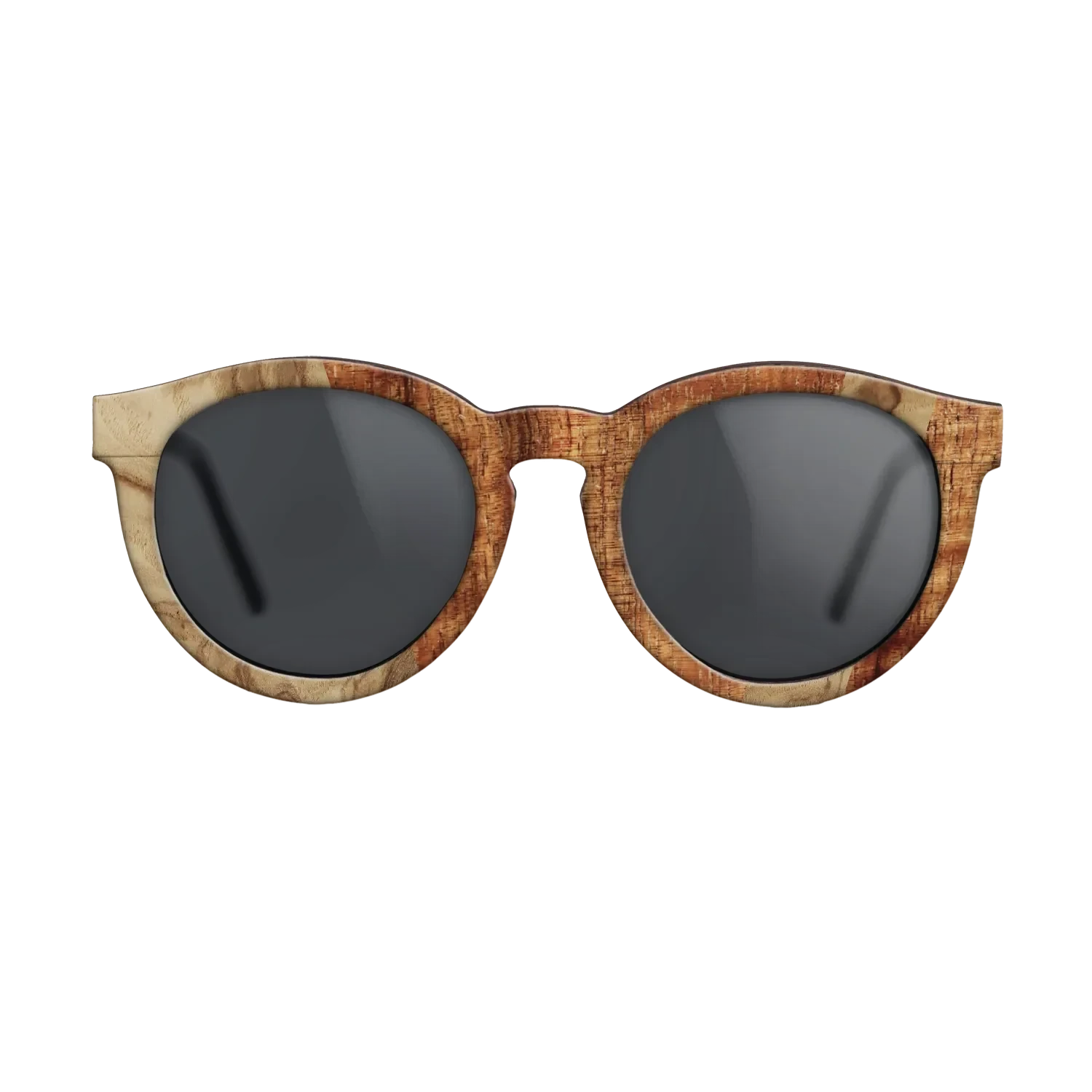 Walnut Burl,Koa,Olive Burl: Angle Cut - The Rebel - Round - 1435 - SIRIS wood optic