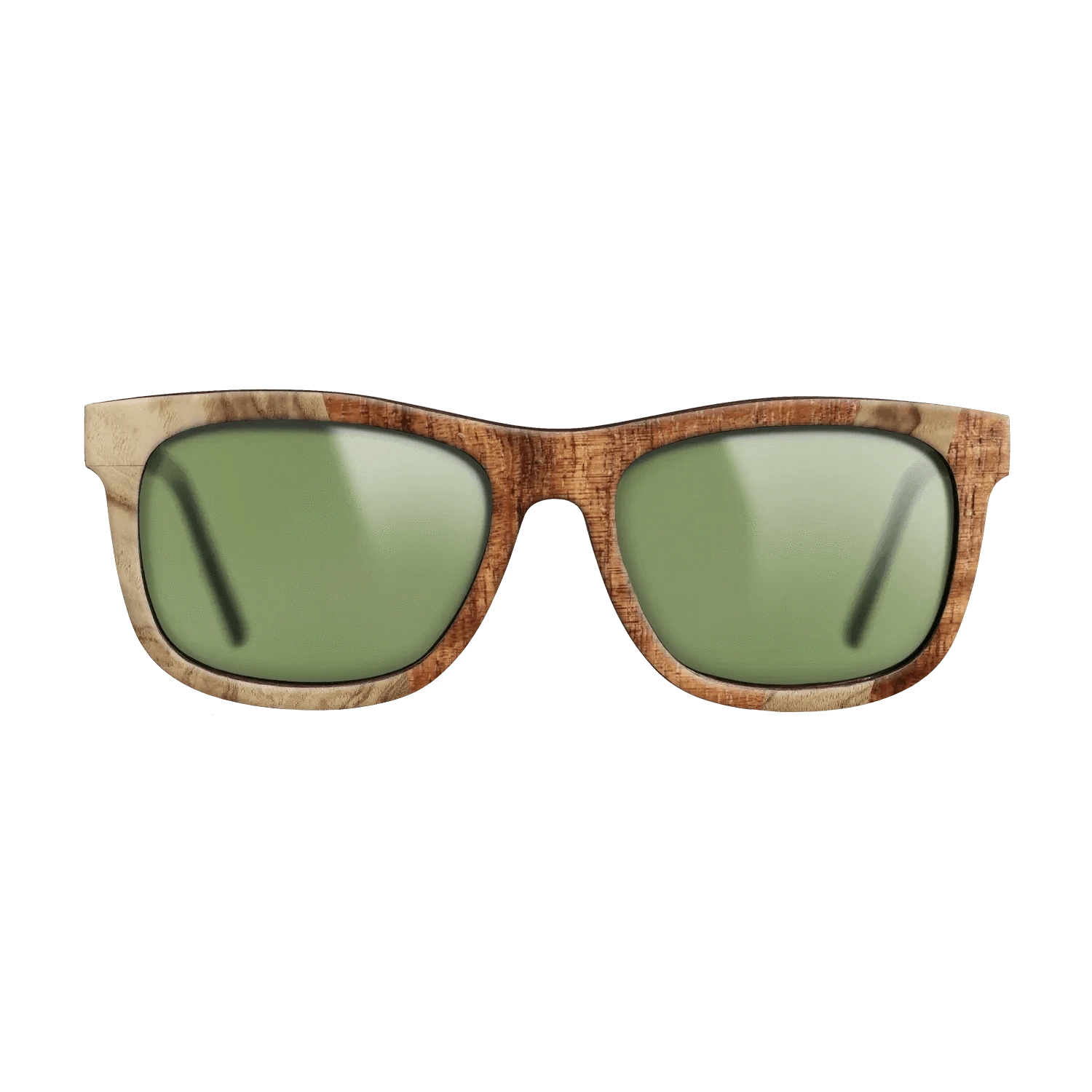 Walnut Burl,Koa,Olive Burl: Angle Cut - The Hero - Square - 1435 - SIRIS wood optic