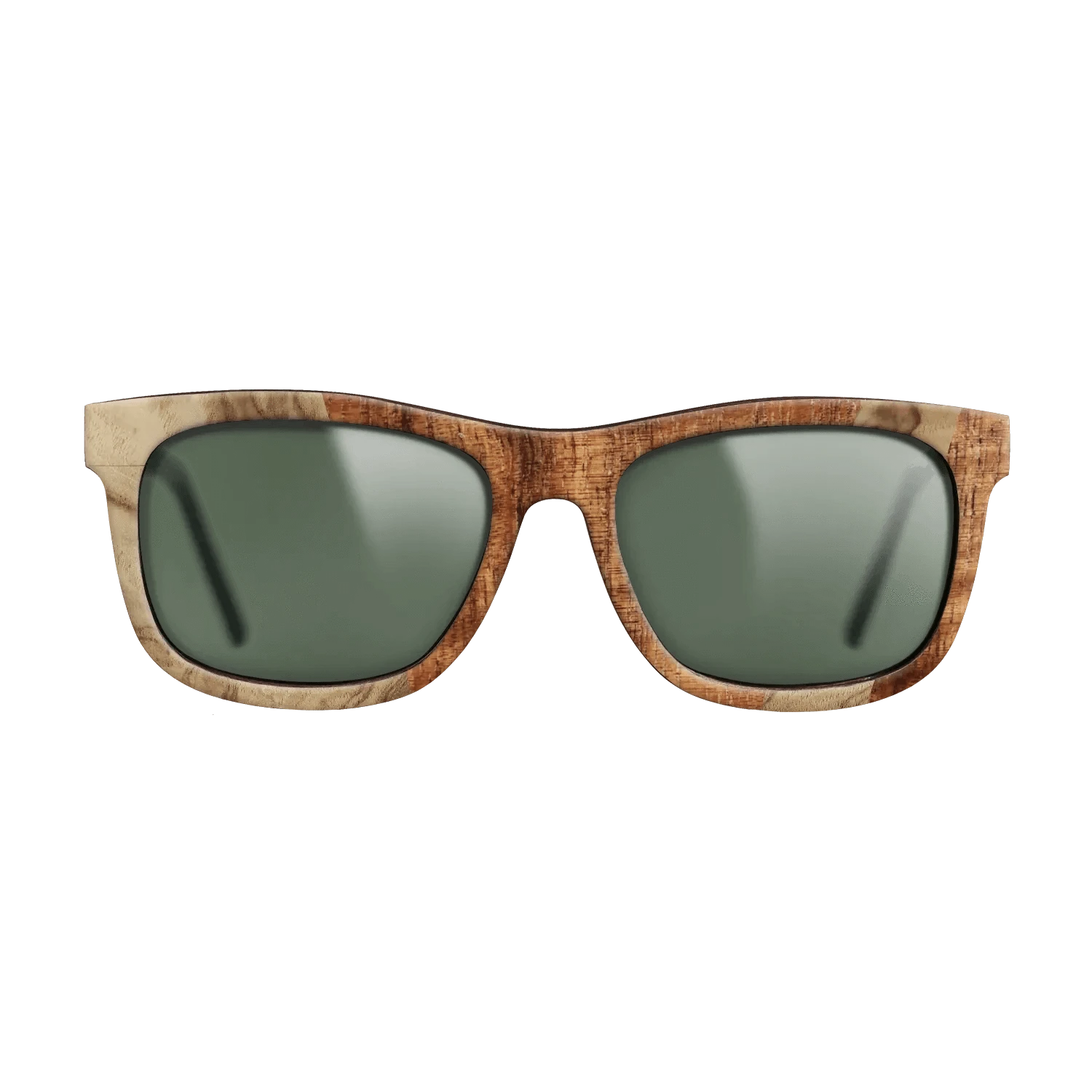 Walnut Burl,Koa,Olive Burl: Angle Cut - The Hero - Square - 1435 - SIRIS wood optic